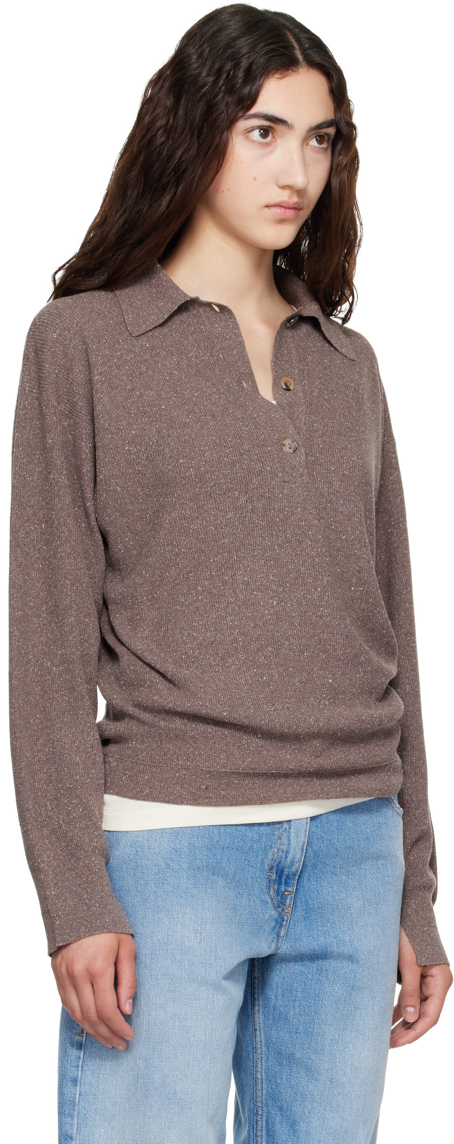 Calvin Klein Collection - Polo Helga brun