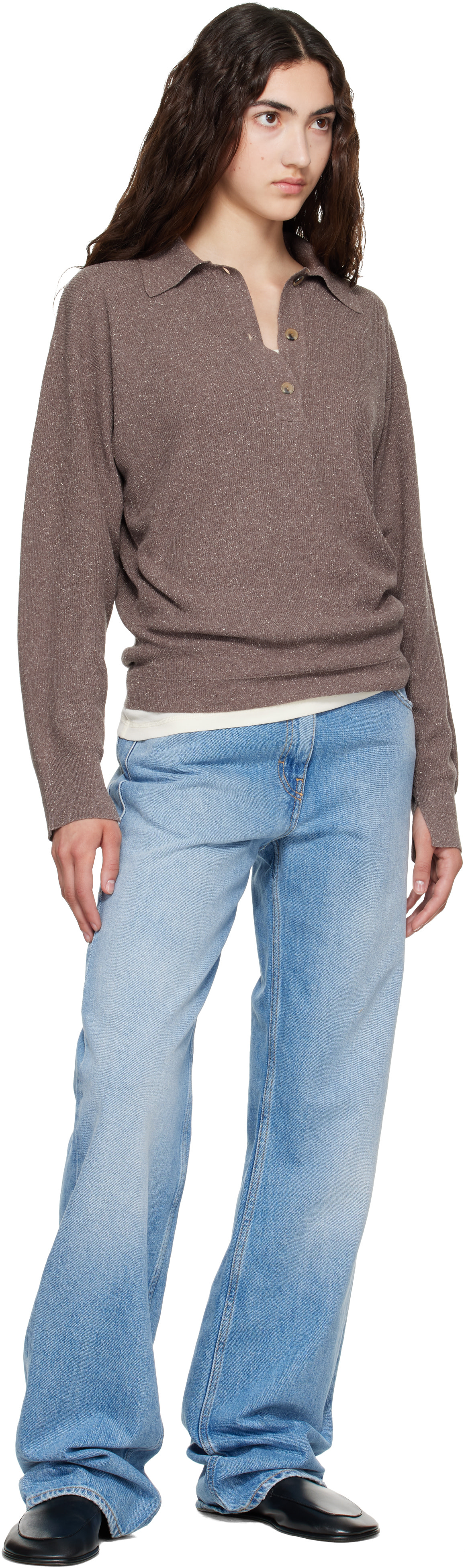 Calvin Klein Collection - Polo Helga brun