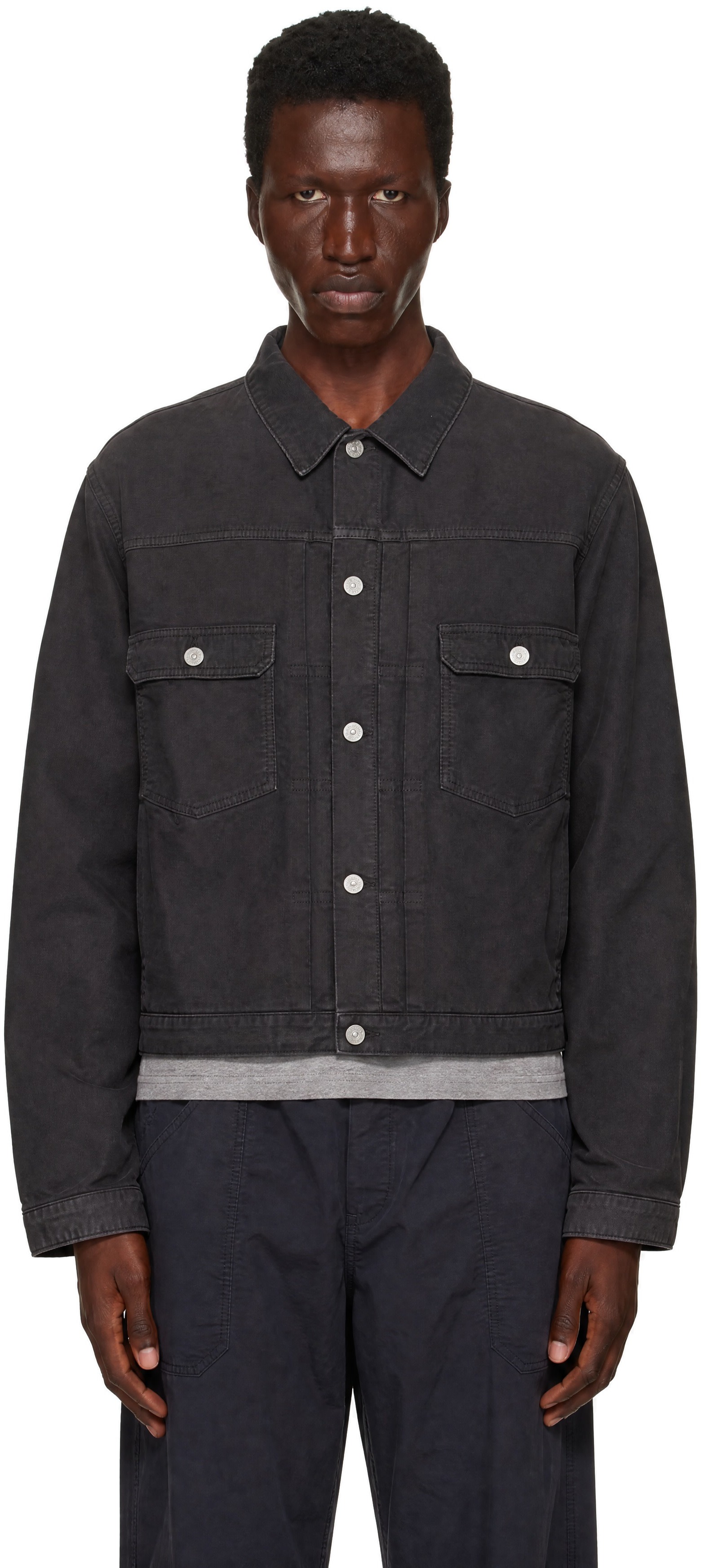 visvim - Blouson 101XX JKT G.Cords gris