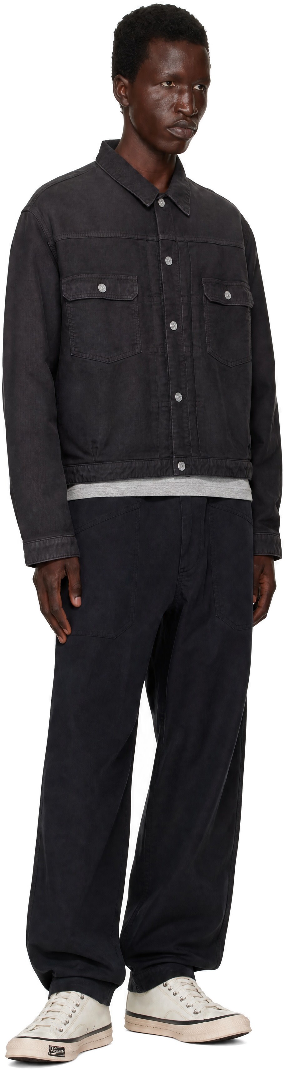 visvim - Blouson 101XX JKT G.Cords gris