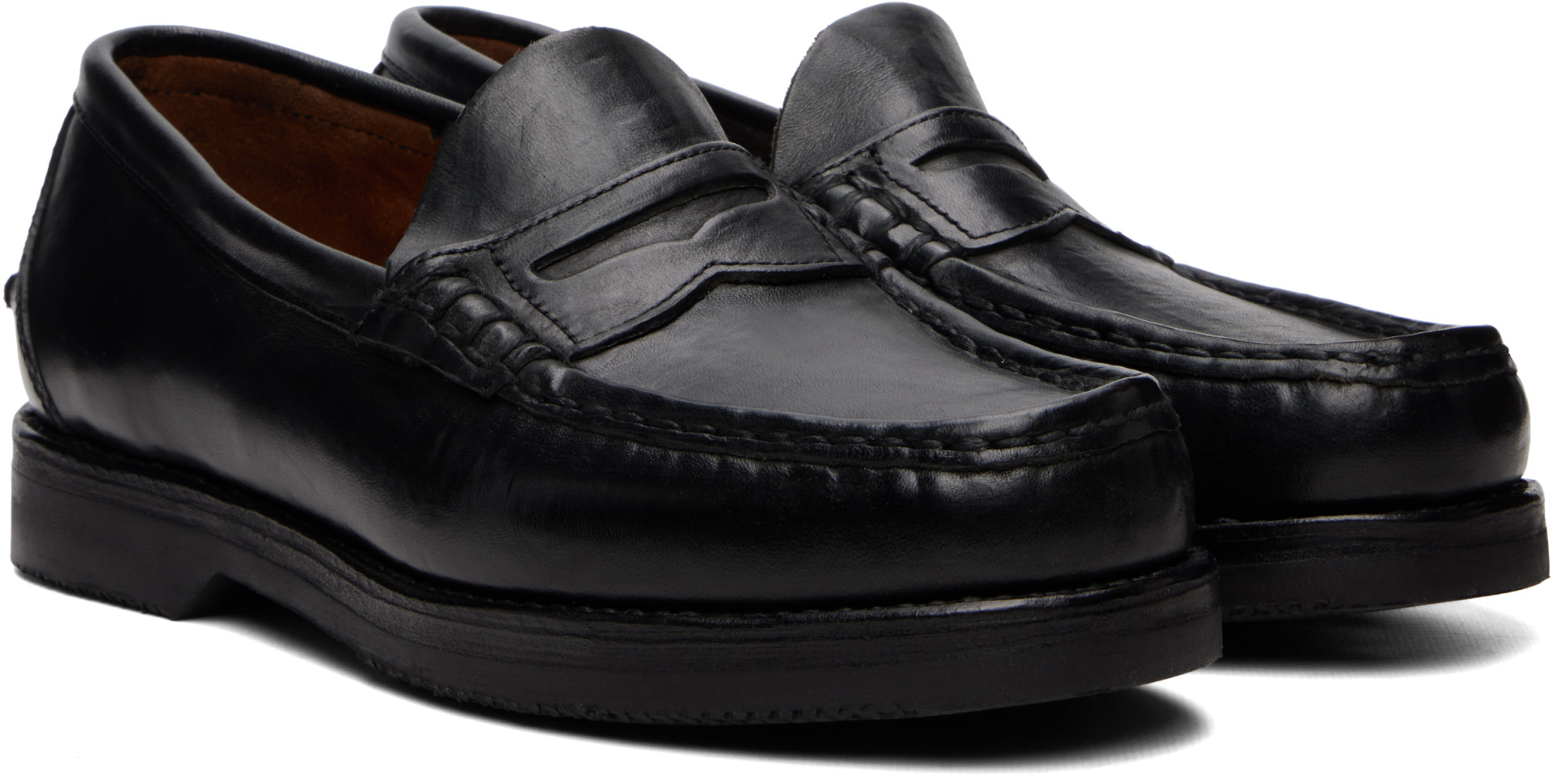 visvim - Flâneurs Fabro noirs - FOLK