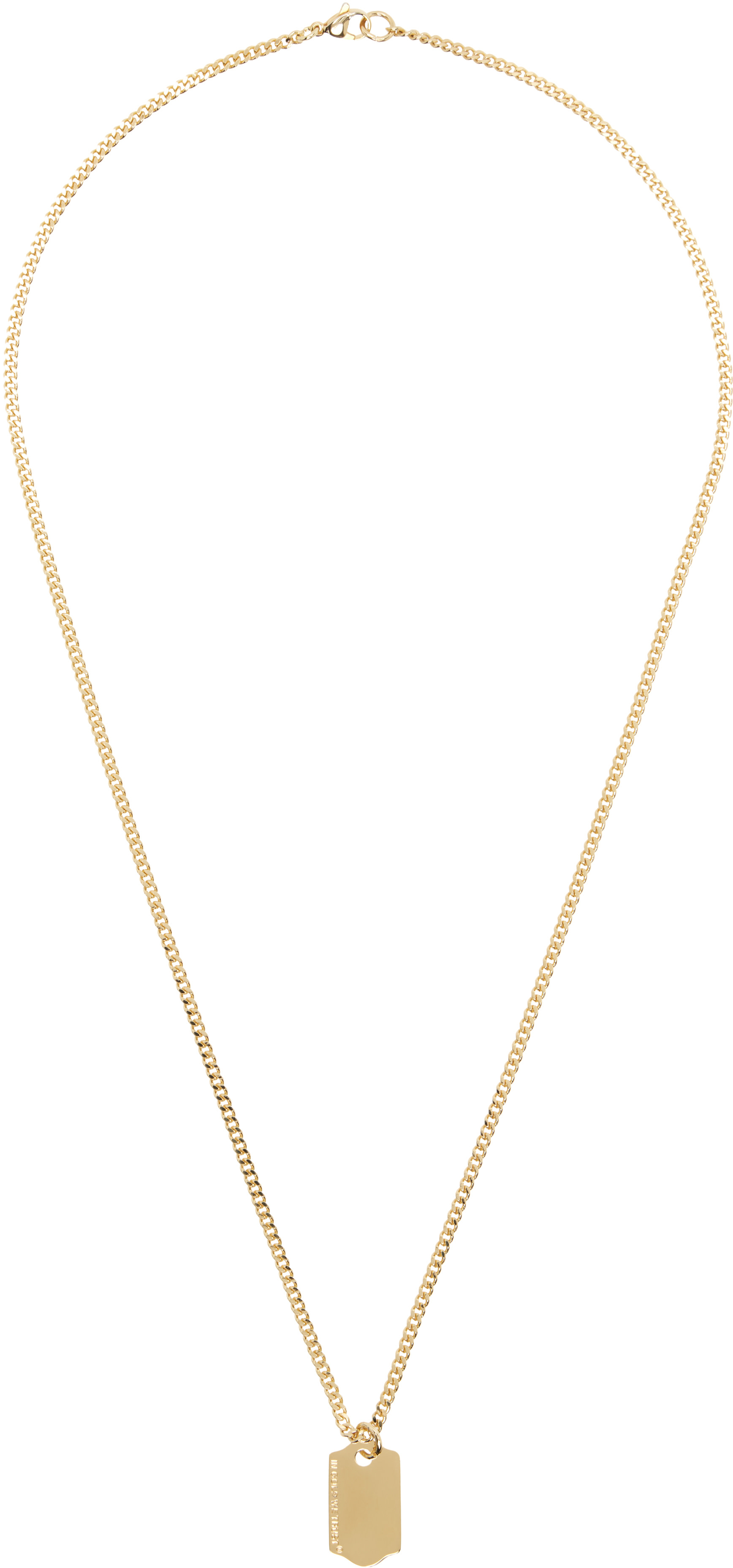 IN GOLD WE TRUST PARIS - 택 네크리스