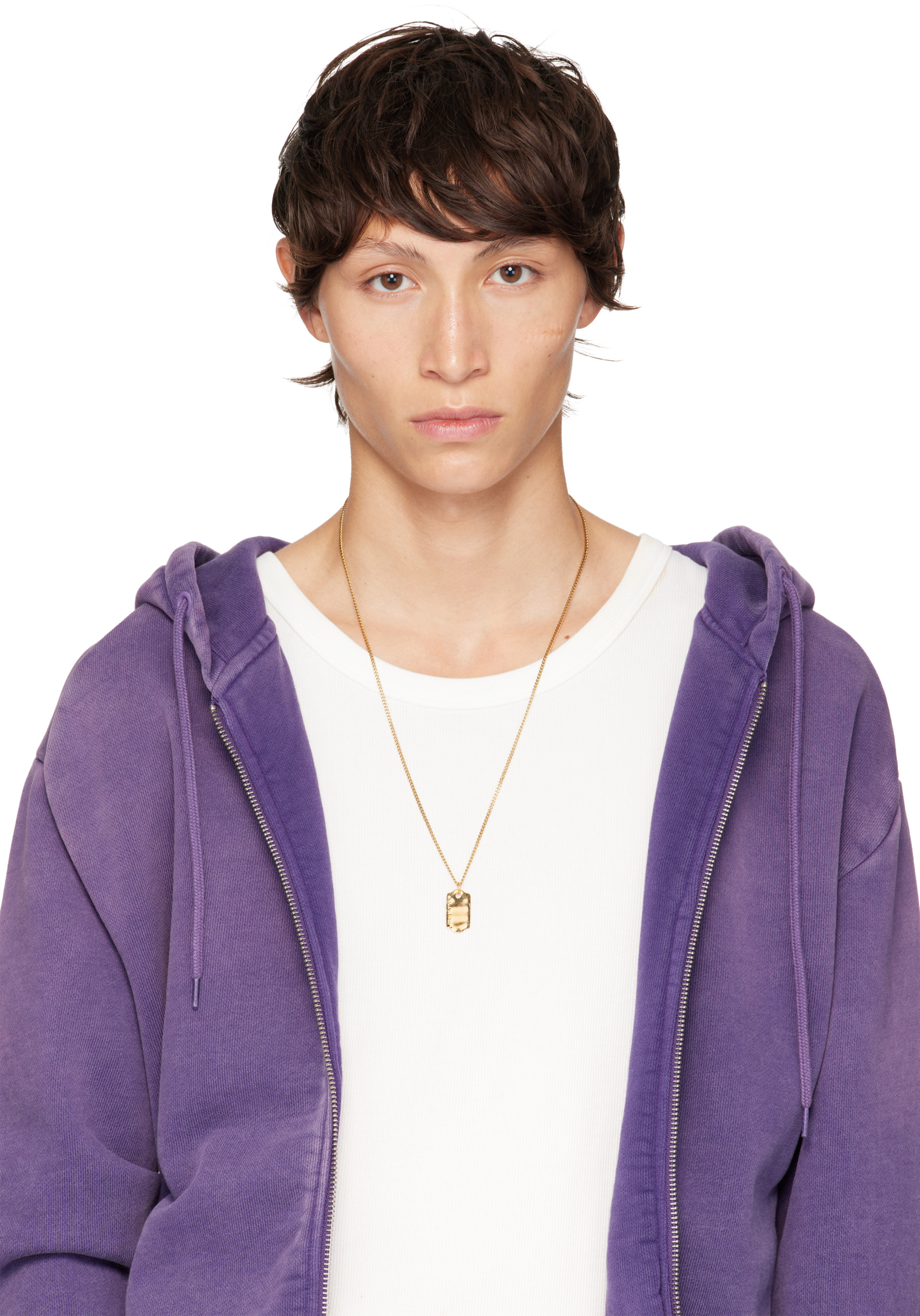 IN GOLD WE TRUST PARIS - Tag Necklace