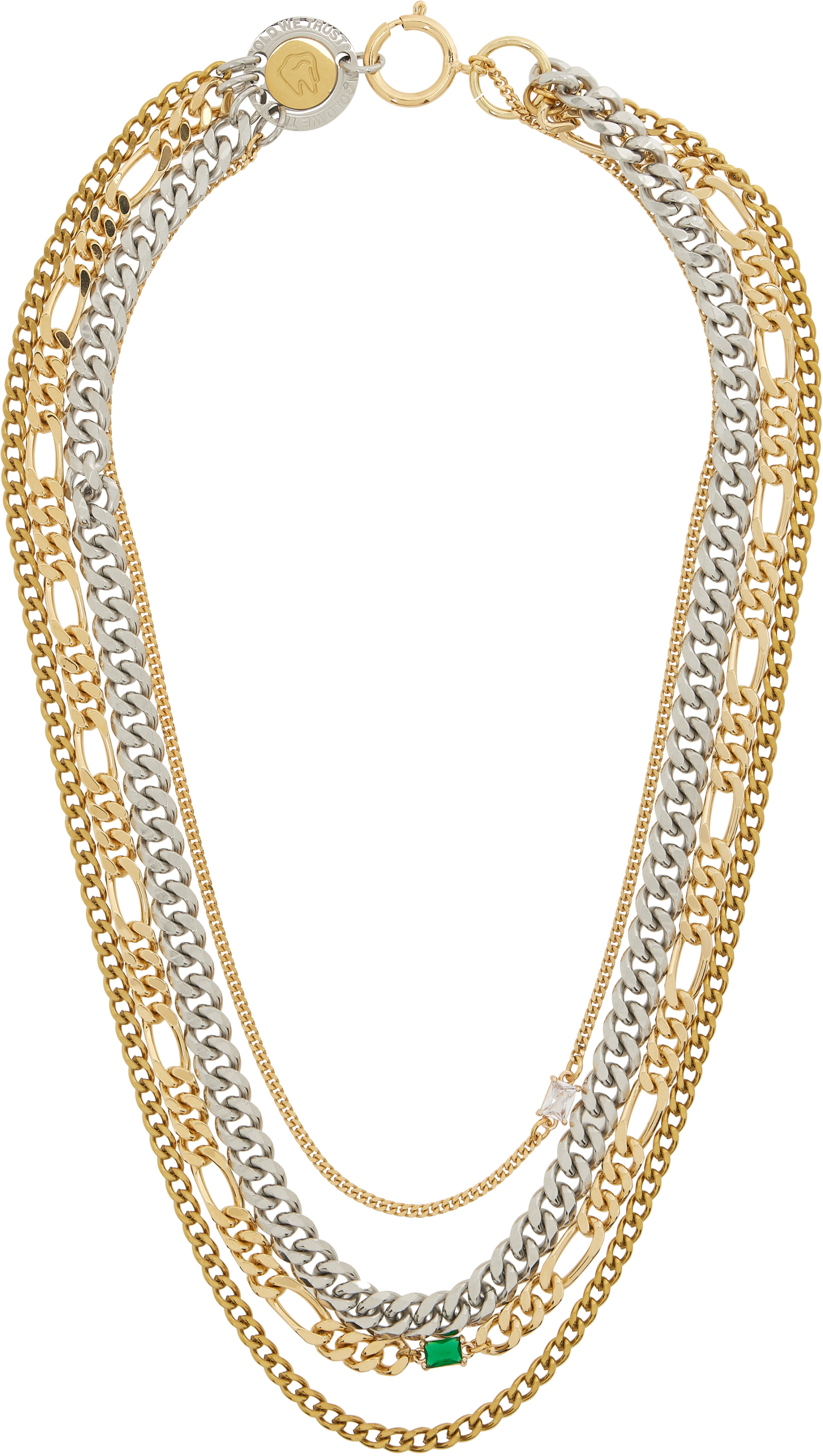 IN GOLD WE TRUST PARIS - Multi Chain Necklace