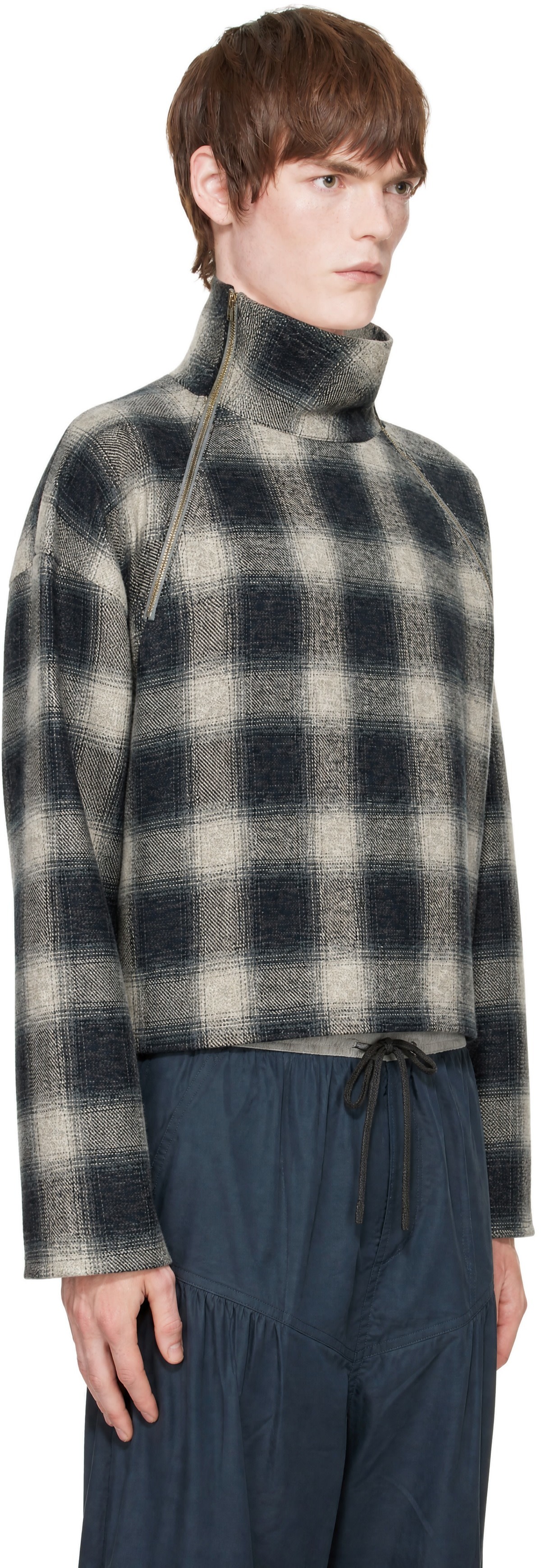 SC103 - Navy & Off-White Letter Top