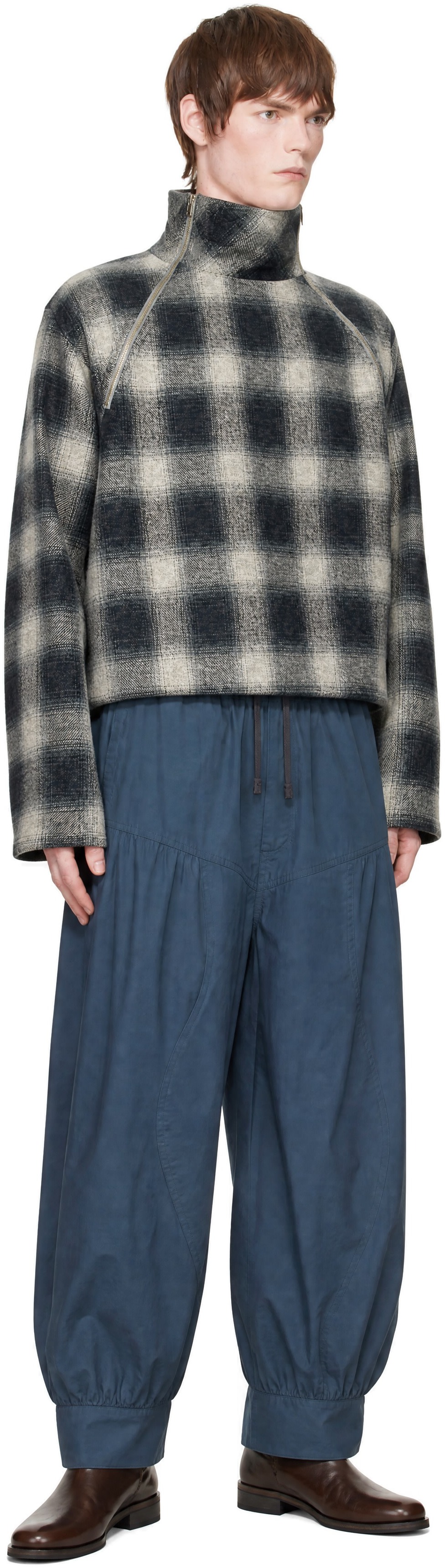 SC103 - Navy & Off-White Letter Top