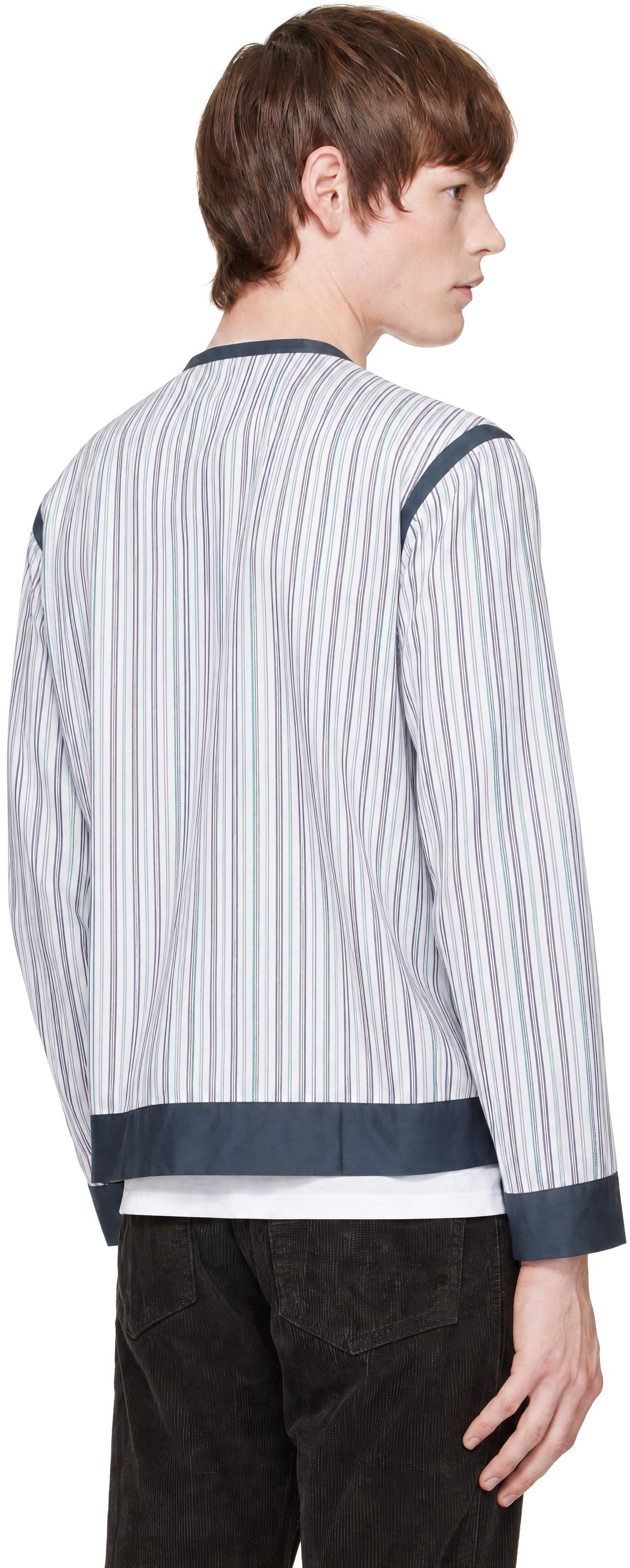 SC103 - White & Navy Catalog Top
