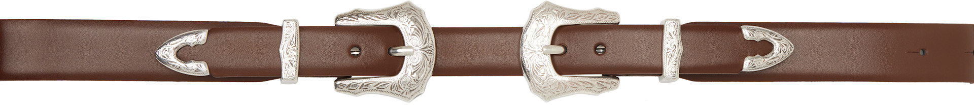Toga Pulla - Ceinture brune à boucles