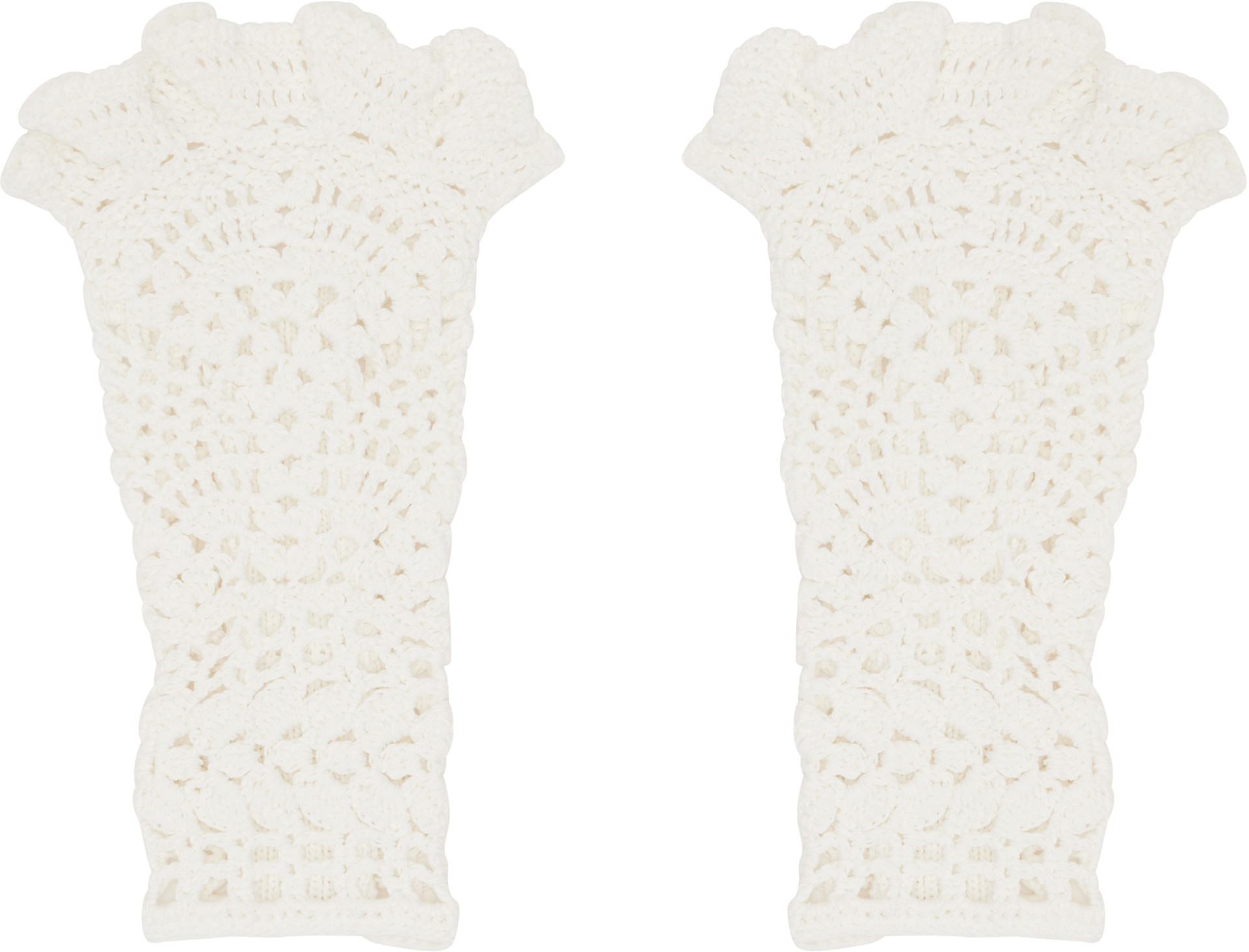 Toga Pulla - White Lace Arm Warmers
