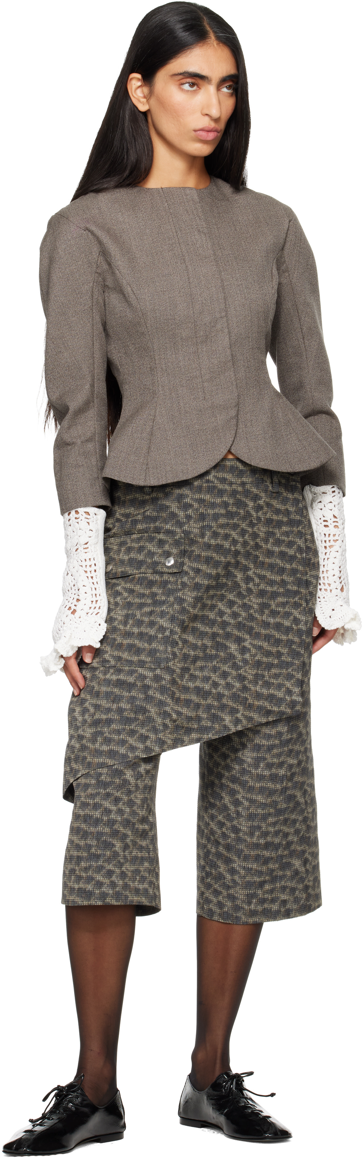 Toga Pulla - White Lace Arm Warmers