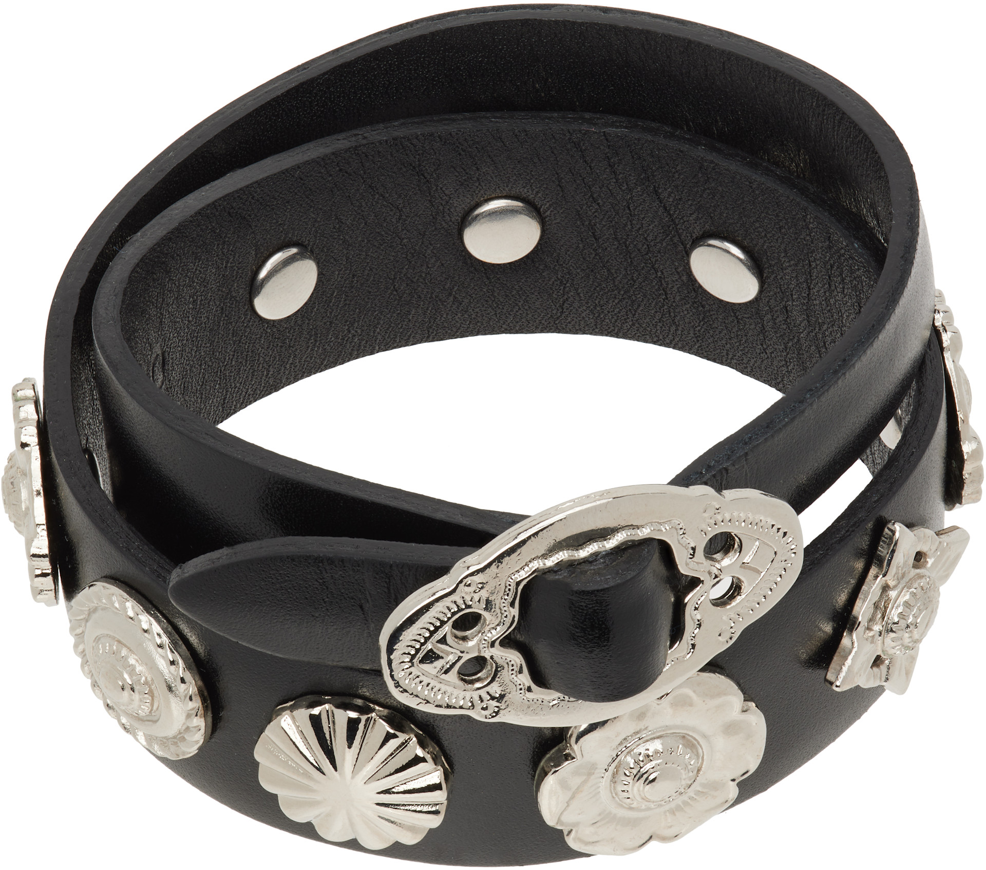 Toga Pulla - Double Leather Bangle Bracelet