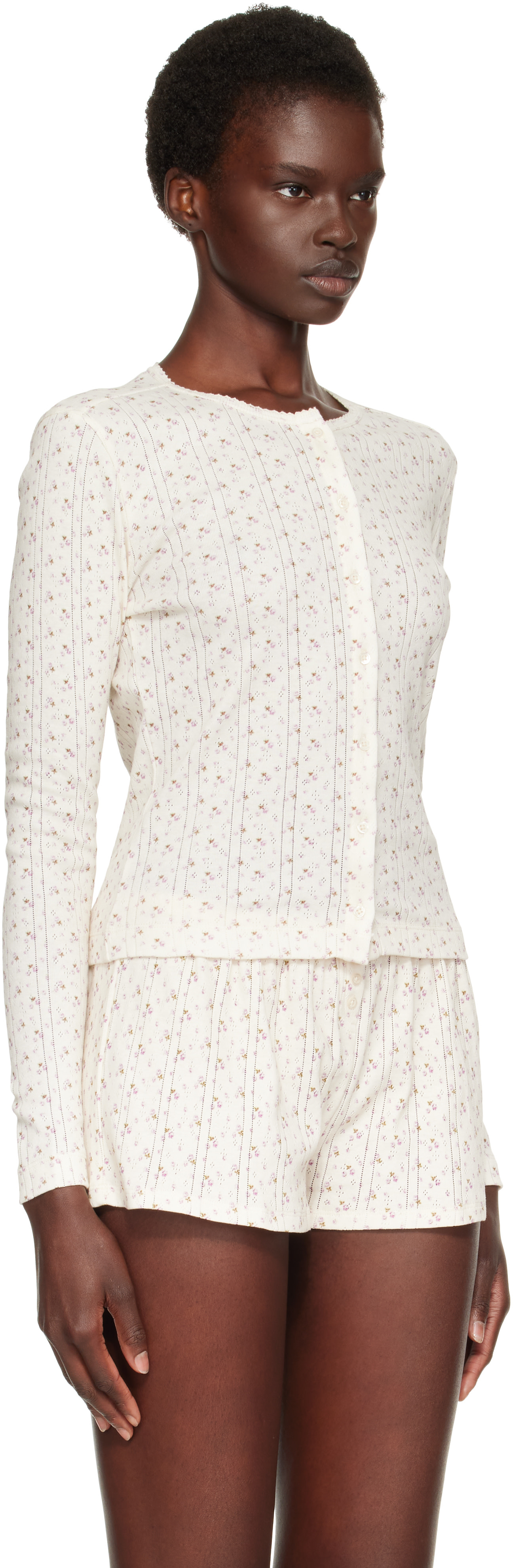 Cou Cou - Cardigan blanc cassé