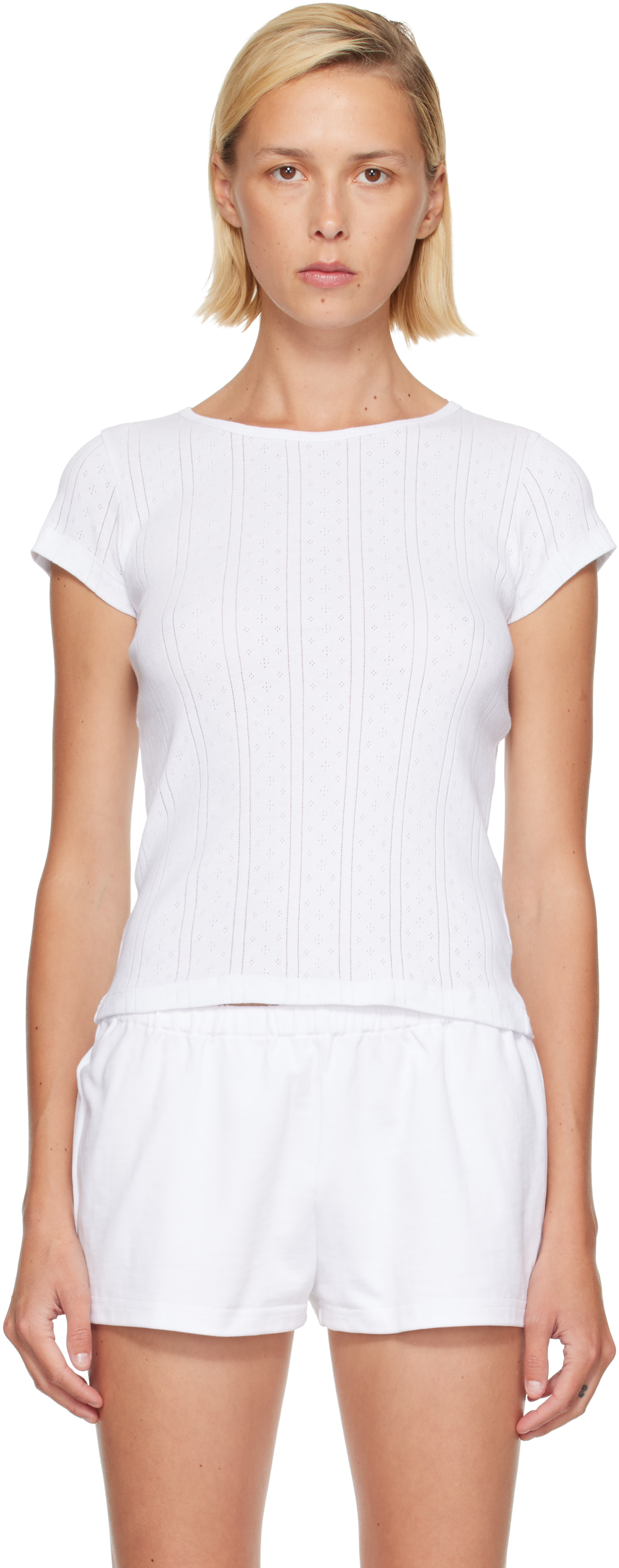 Cou Cou - Micro t-shirt blanc