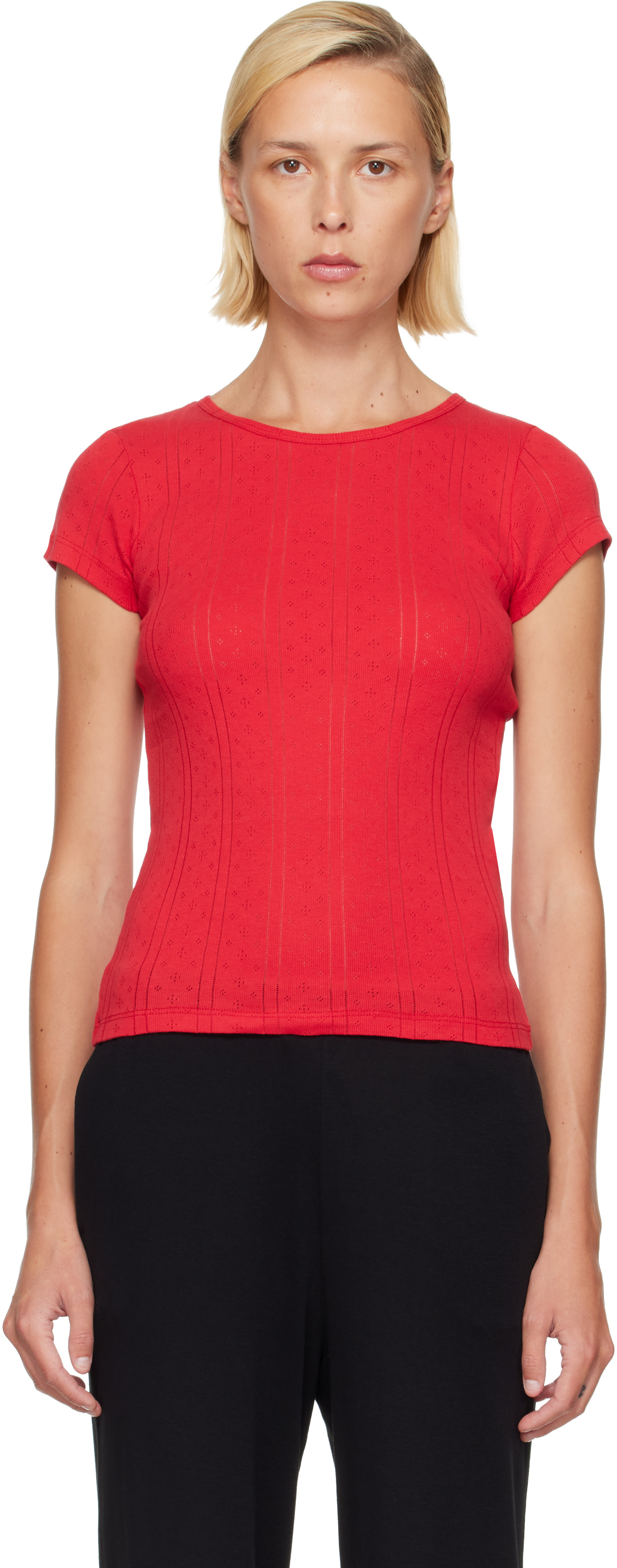 Cou Cou - Micro t-shirt rouge