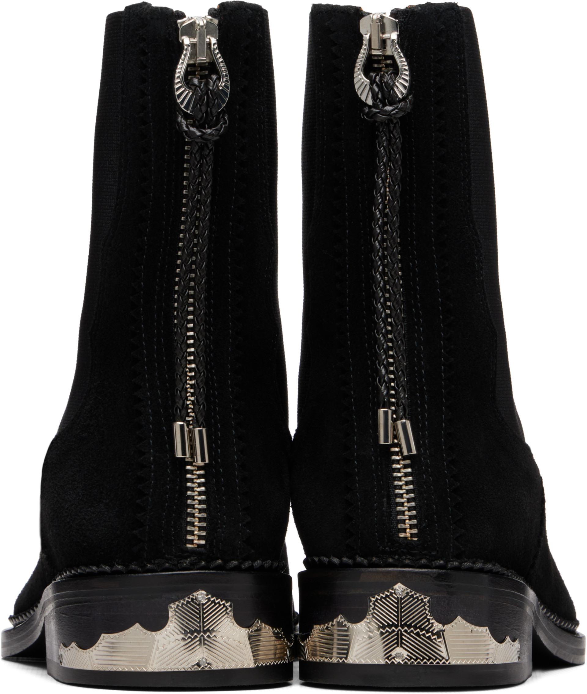 Toga Pulla - Bottes noires en suède