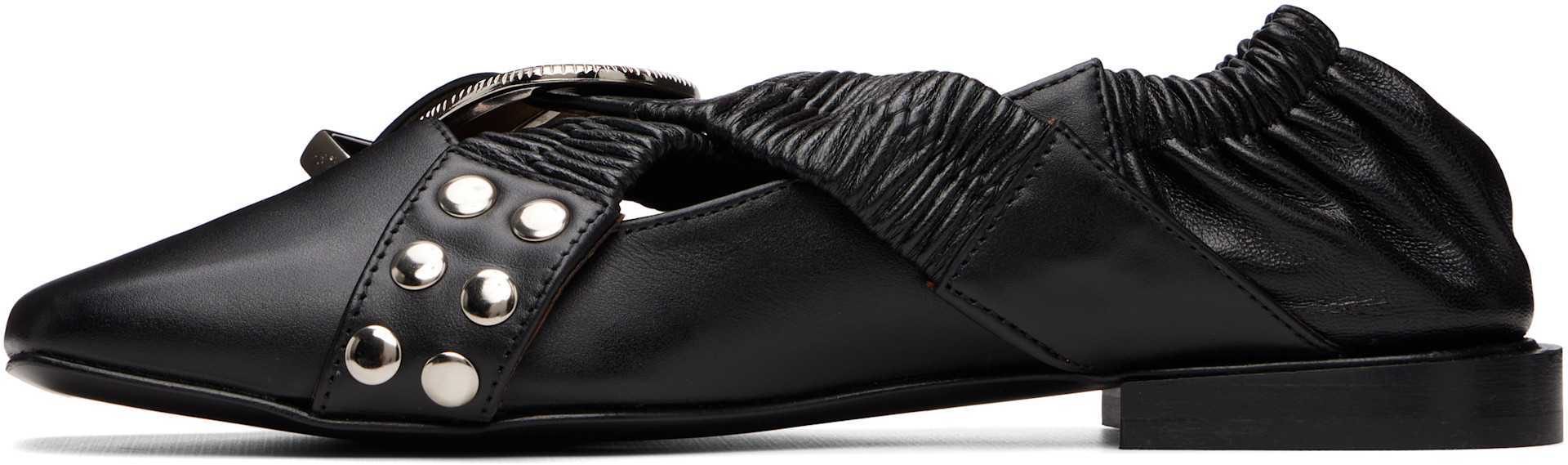 Toga Pulla - Ballerines noires à brides entrecroisées