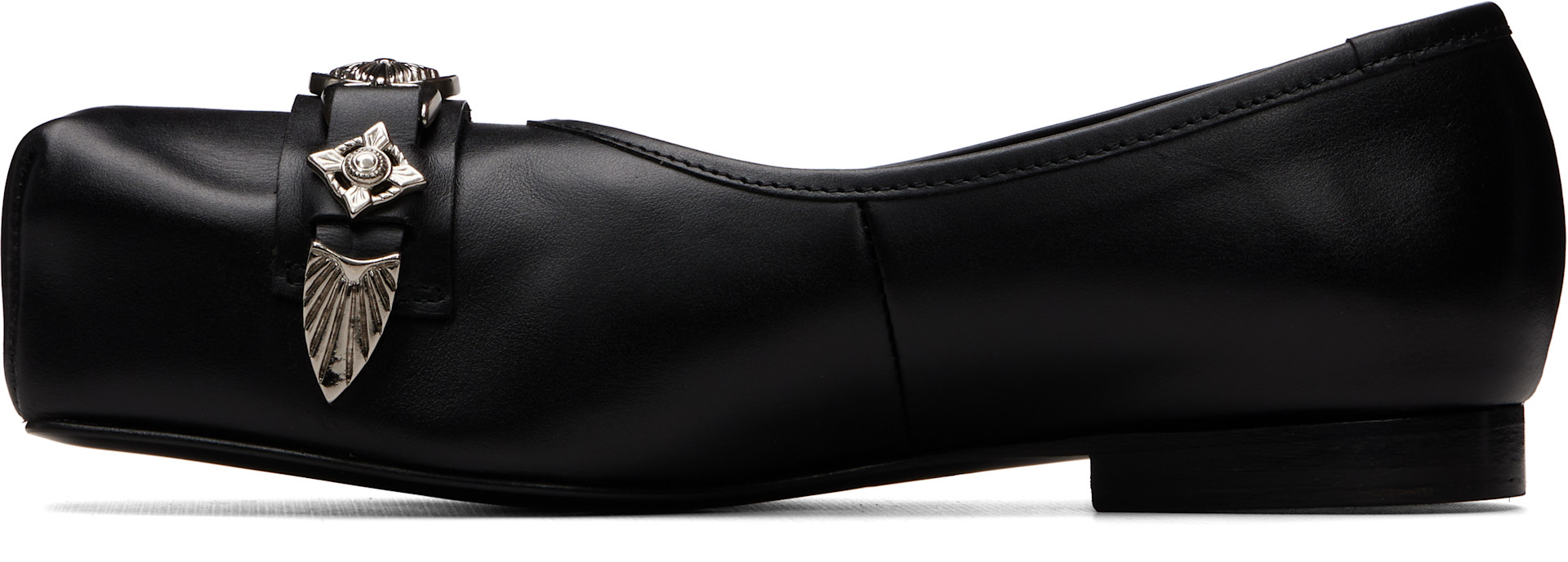 Toga Pulla - Ballerines noires en cuir