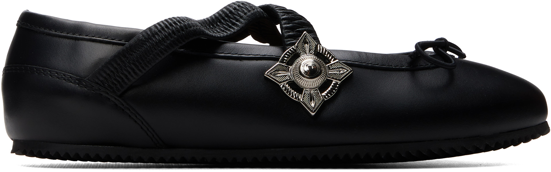 Toga Pulla - Ballerines noires en cuir