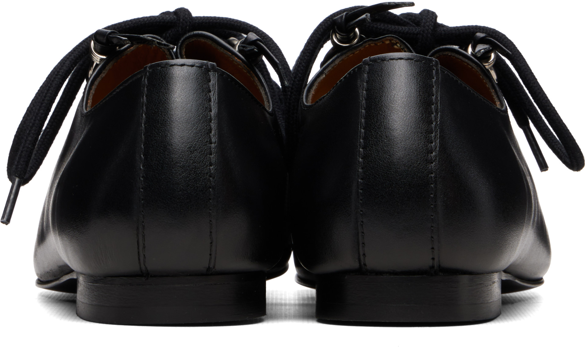 Toga Pulla - Black Leather Derbys