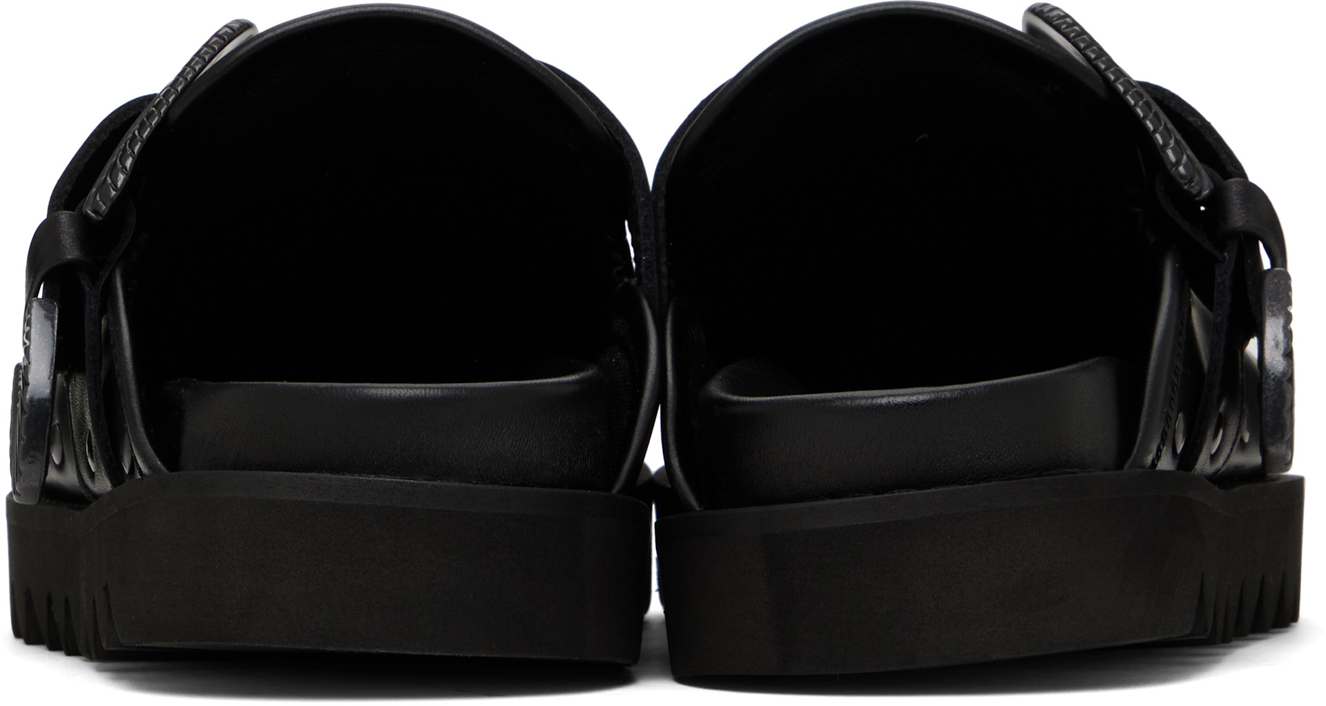 Toga Pulla - Flâneurs AJ1058 noirs exclusifs à SSENSE
