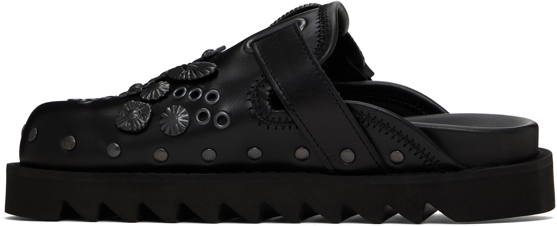 Toga Pulla - Flâneurs AJ1058 noirs exclusifs à SSENSE