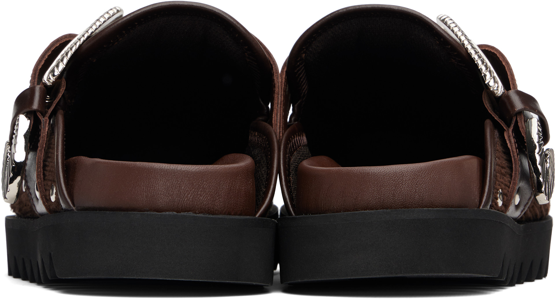 Toga Pulla: SSENSE Exclusive Brown AJ1058 Loafers | SSENSE
