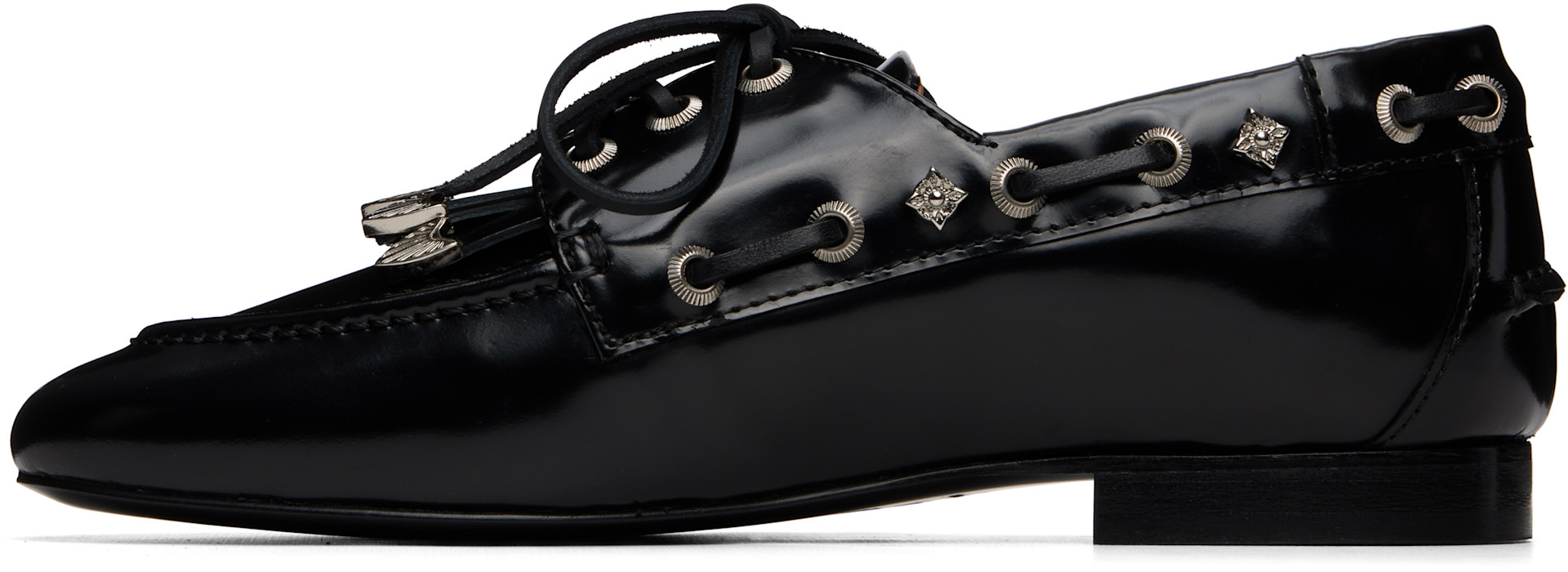 Toga Pulla: Black AJ1511 Loafers | SSENSE
