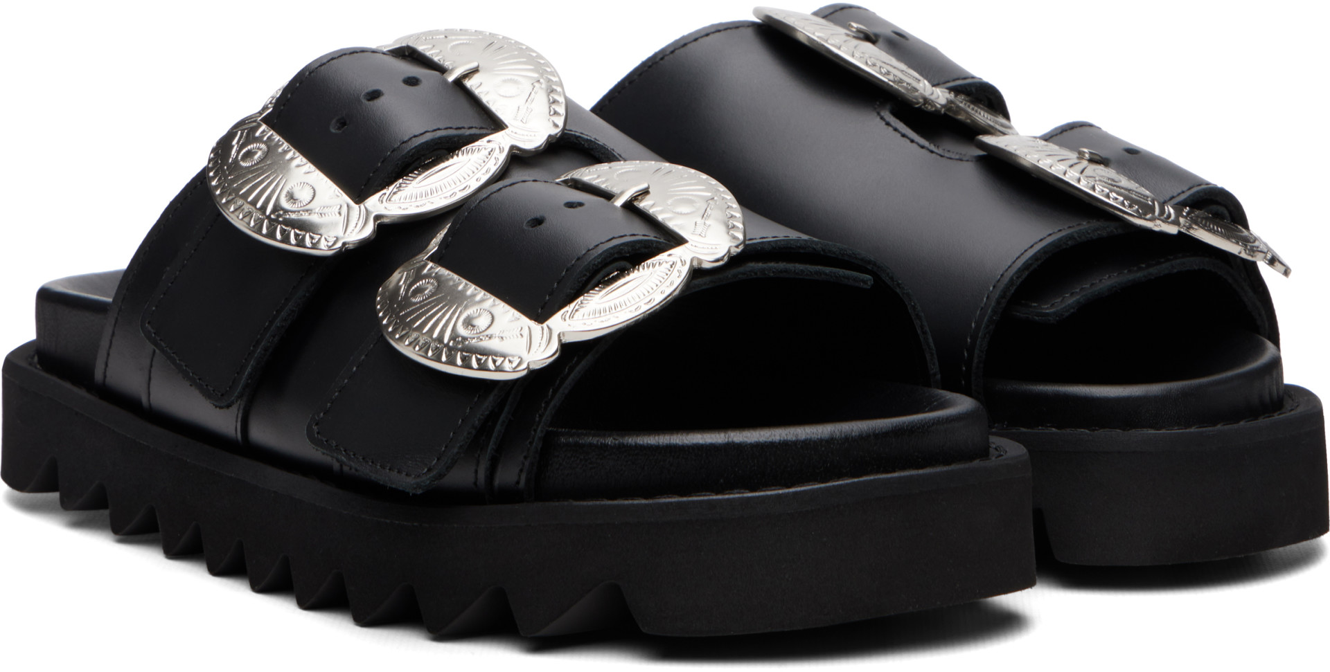 Toga Pulla - Sandales noires en cuir