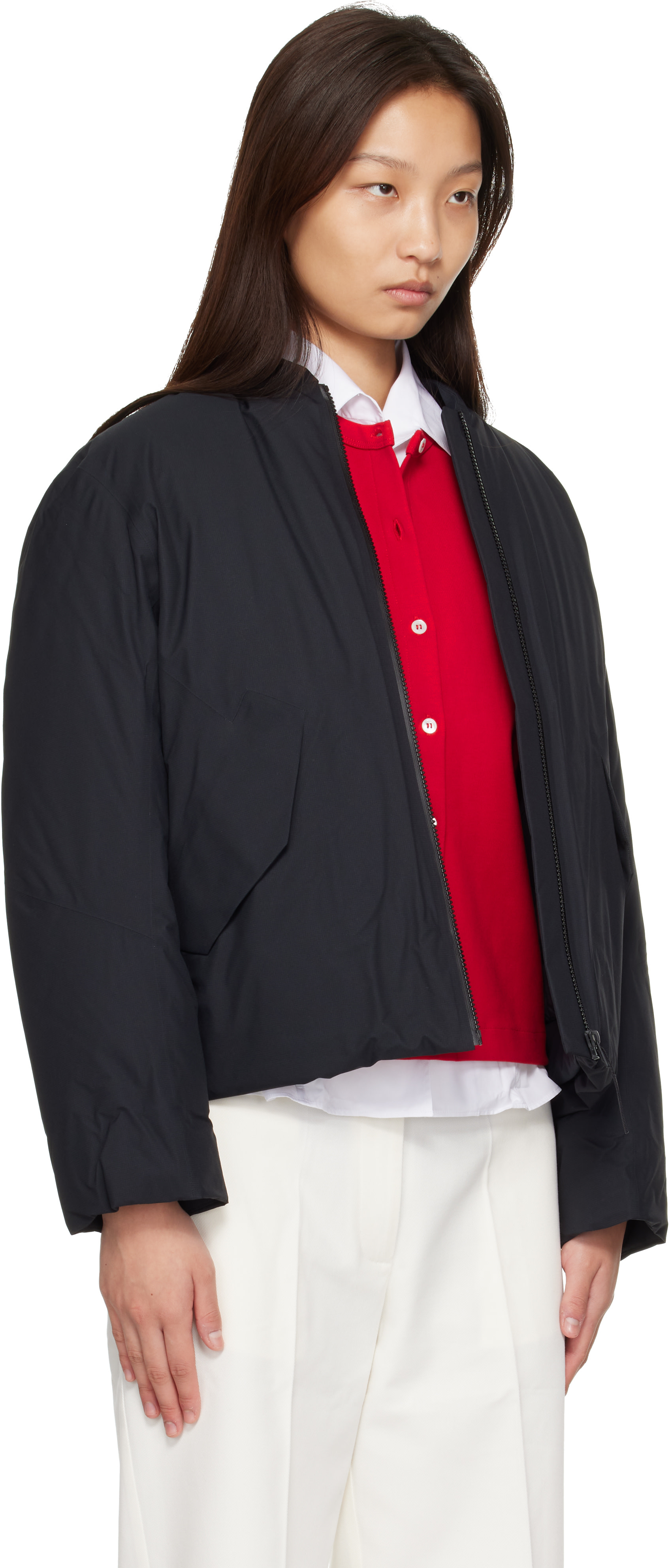 Veilance - Black Decca Down Bomber Jacket