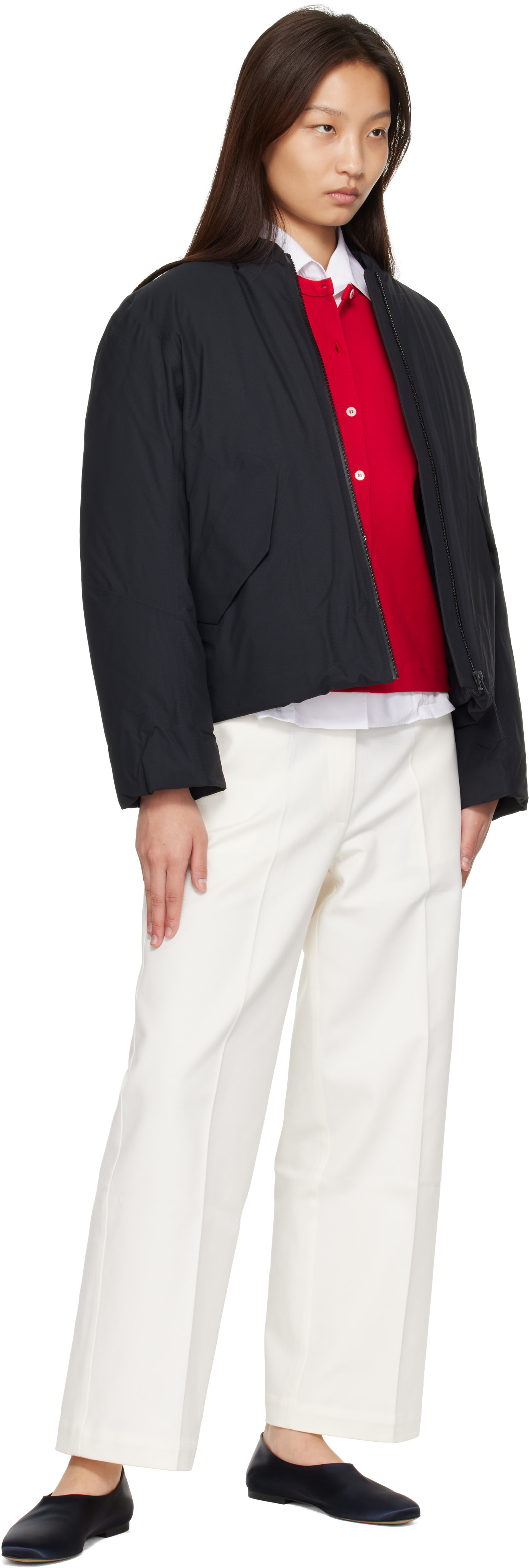 Veilance - Black Decca Down Bomber Jacket