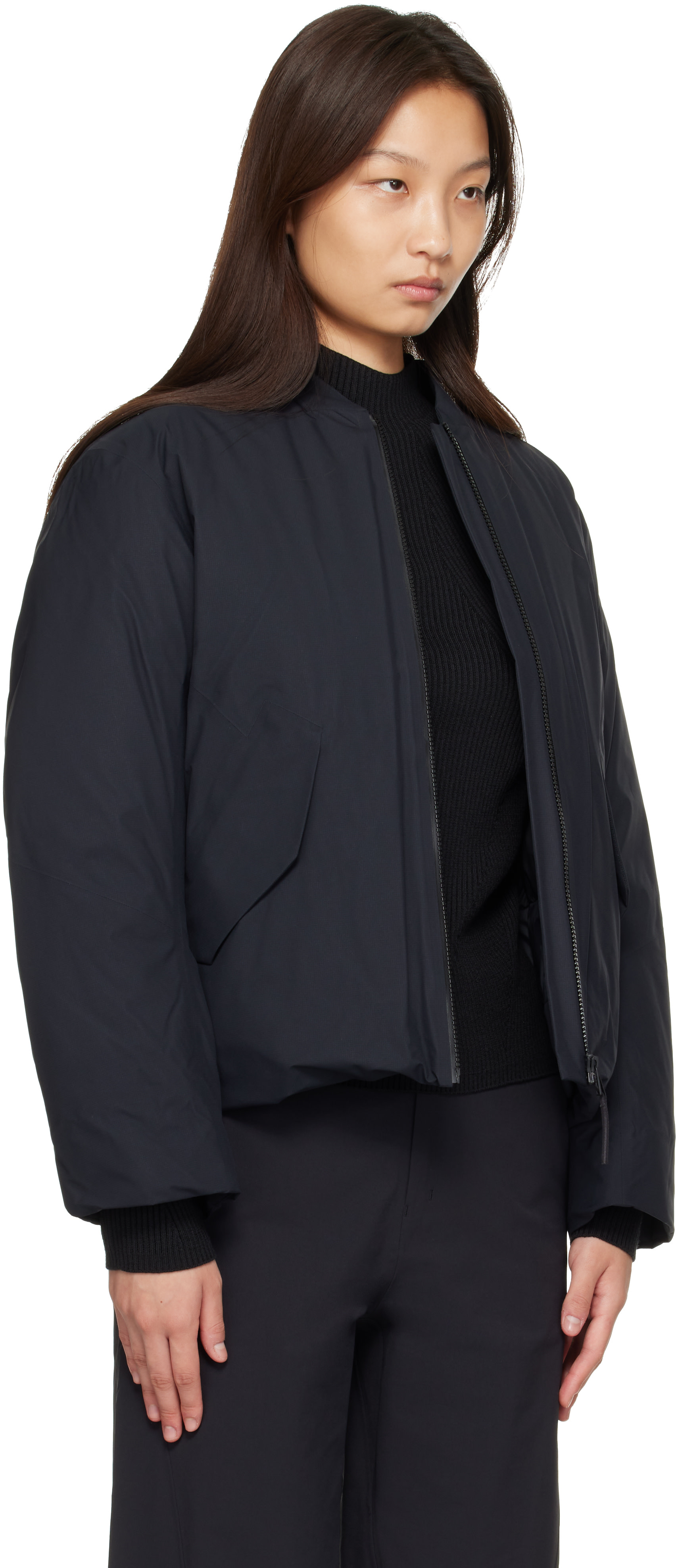 Veilance - Black Decca Down Bomber Jacket