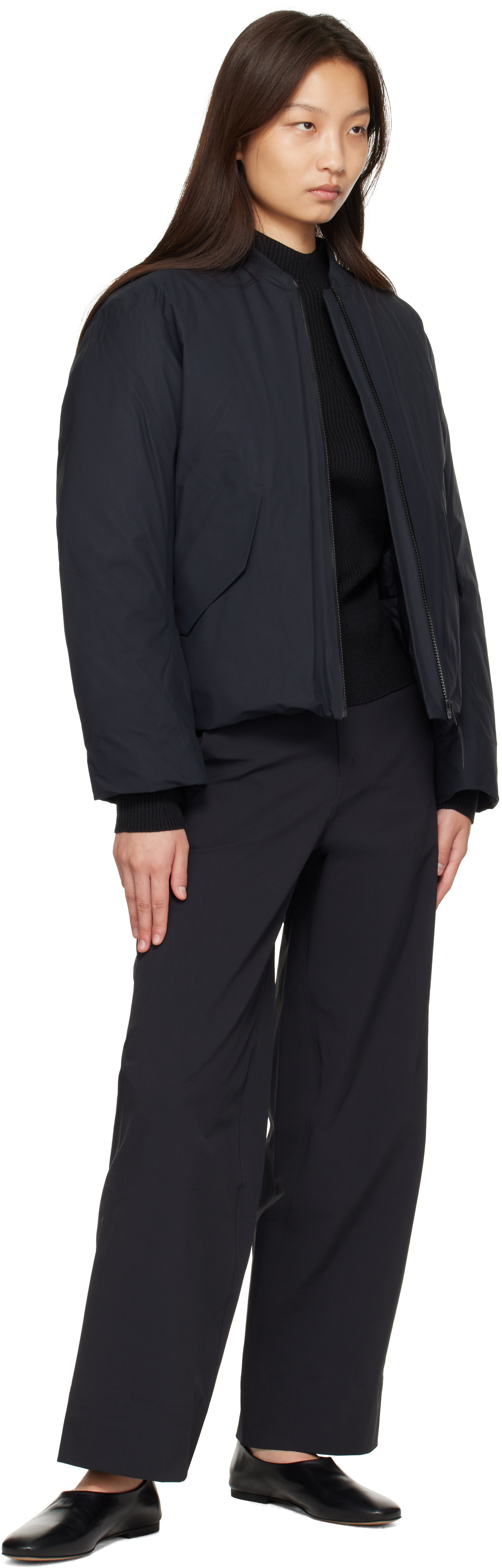 Veilance - Black Decca Down Bomber Jacket