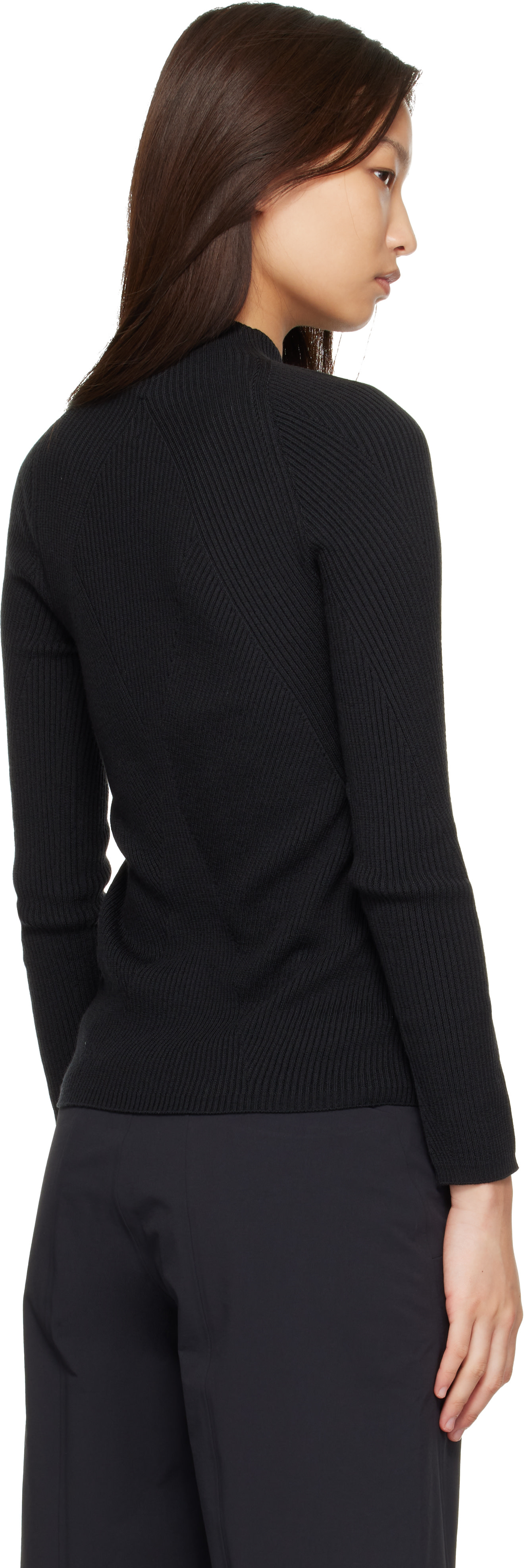 Veilance - Black Conic Wool Midlayer Sweater