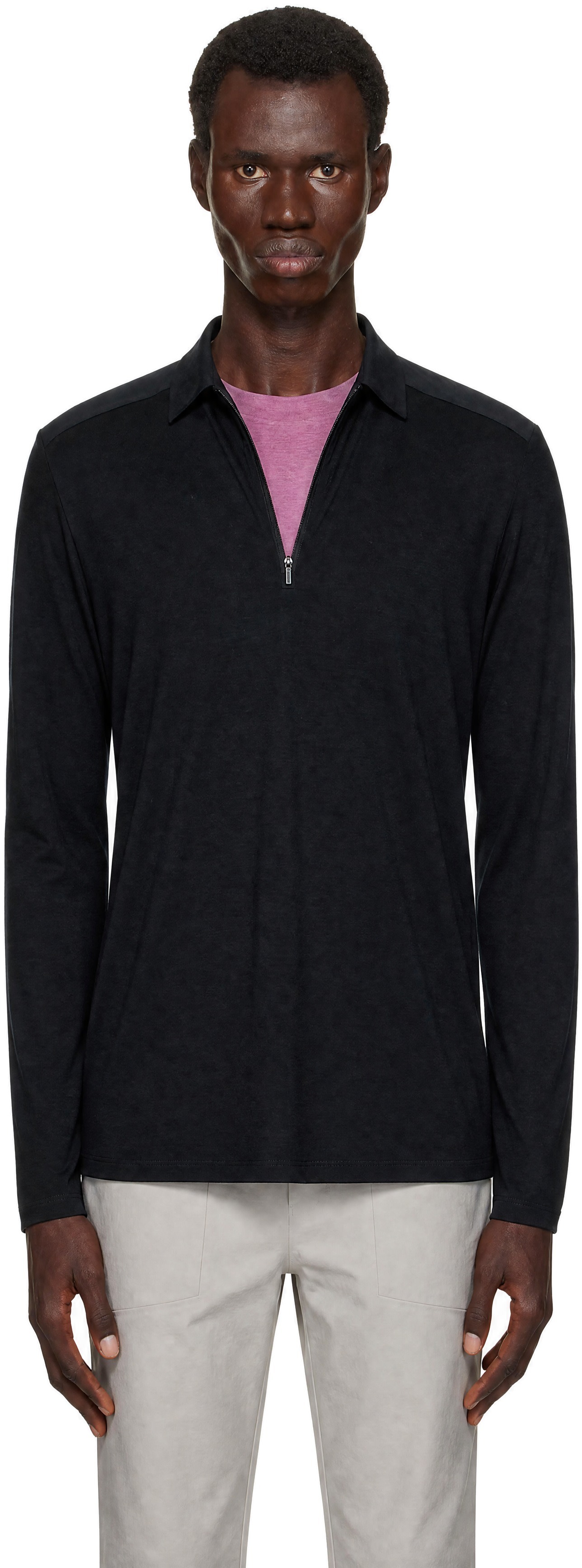 Veilance - Black Frame LS Polo