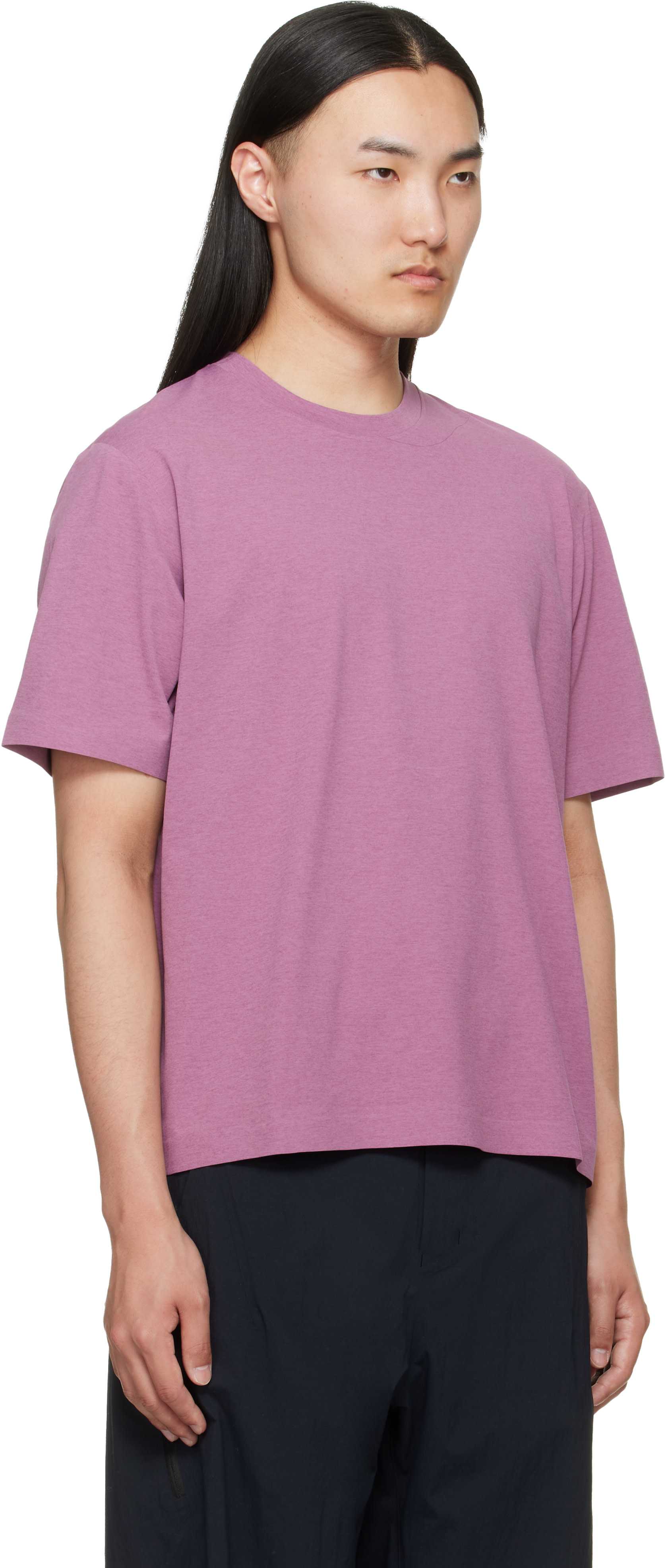 Veilance: Pink Metron S/S T-shirt | SSENSE