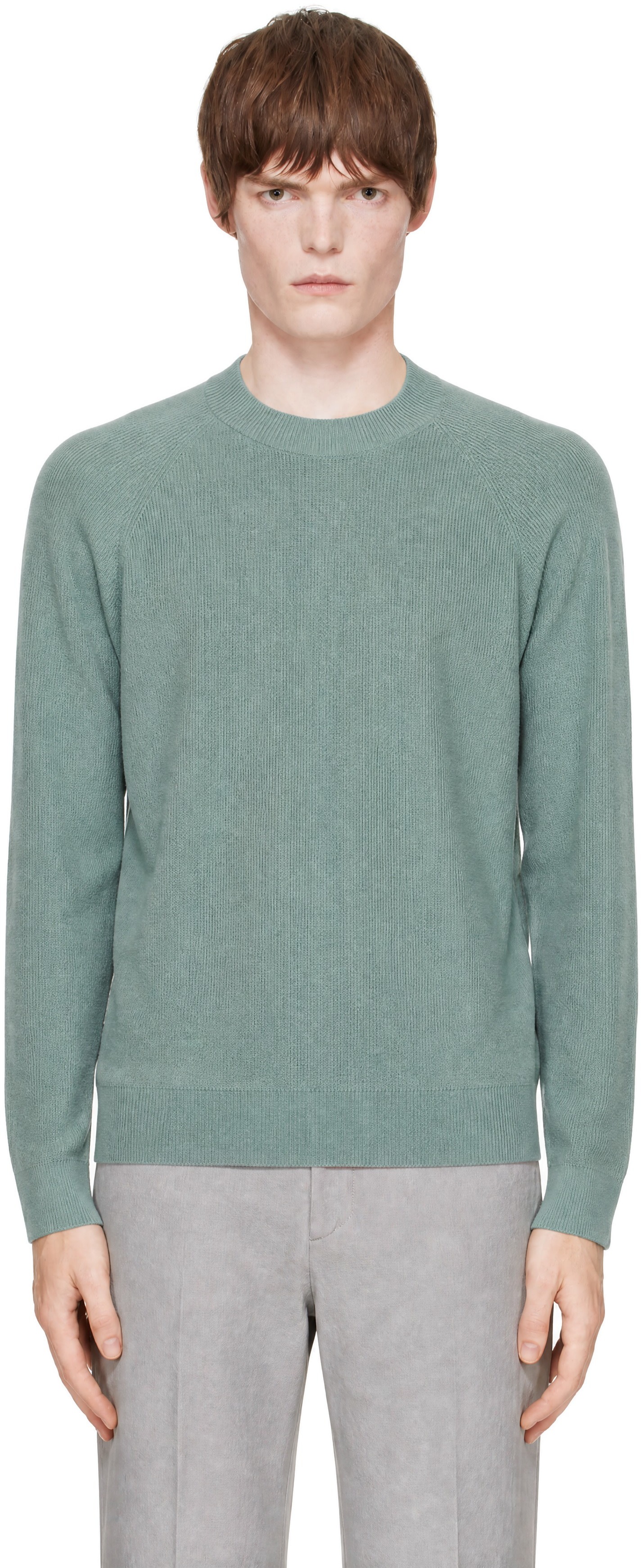 Veilance - Pull de couche intermédiaire Conic vert en laine