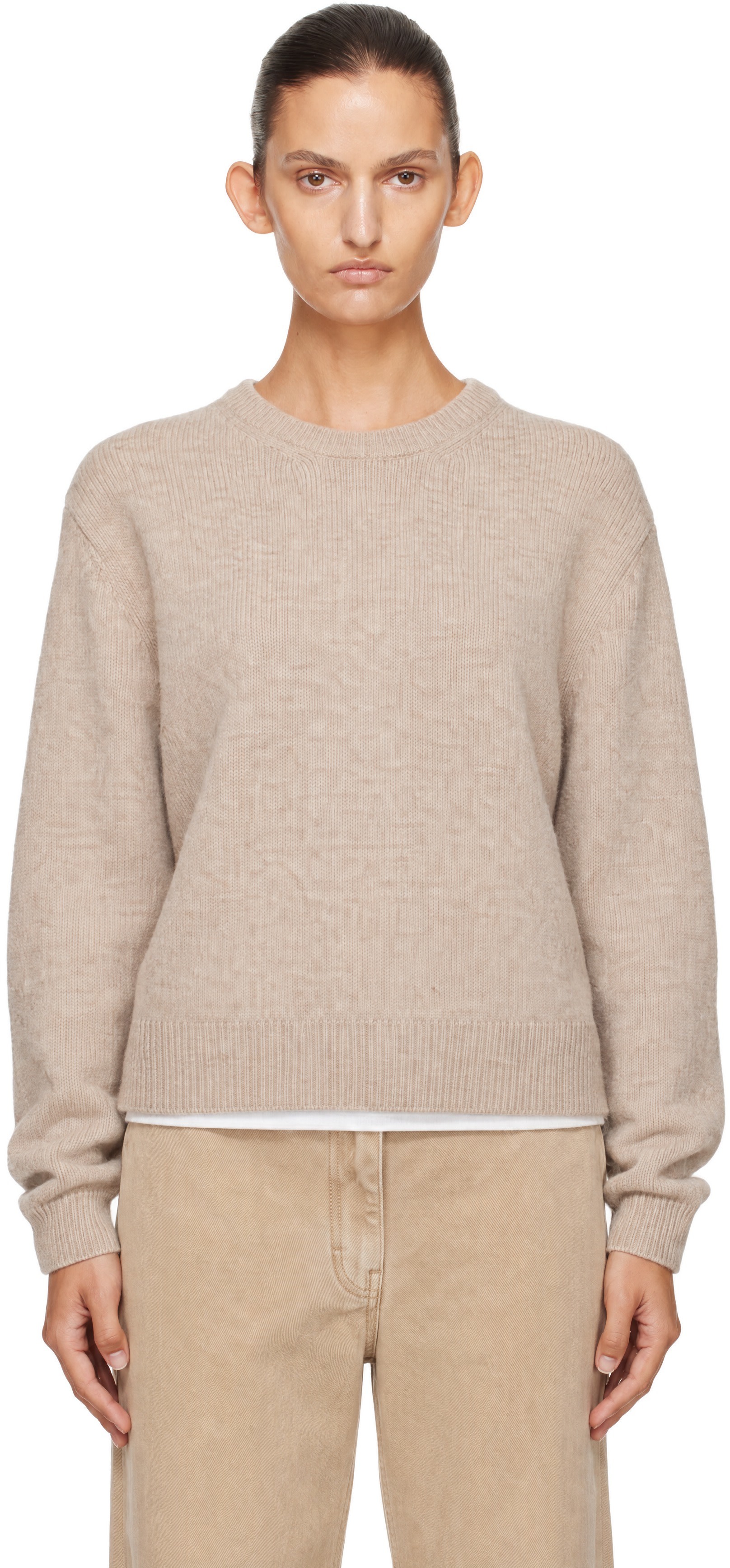 LE17SEPTEMBRE - Haut transformable Provence beige en tricot
