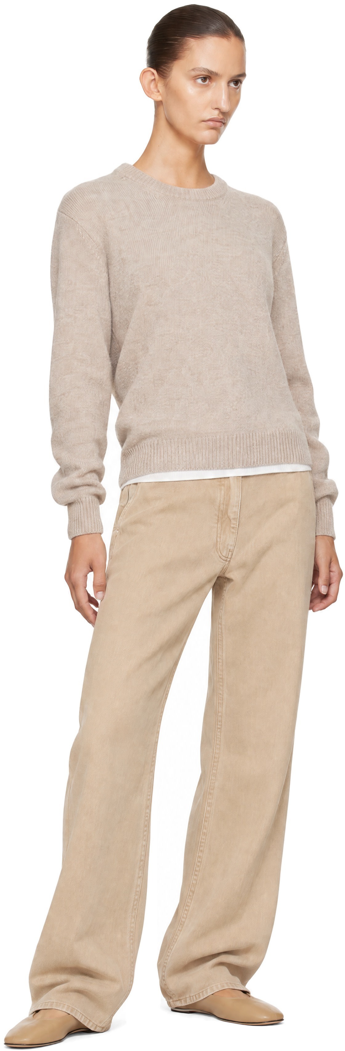 LE17SEPTEMBRE - Haut transformable Provence beige en tricot