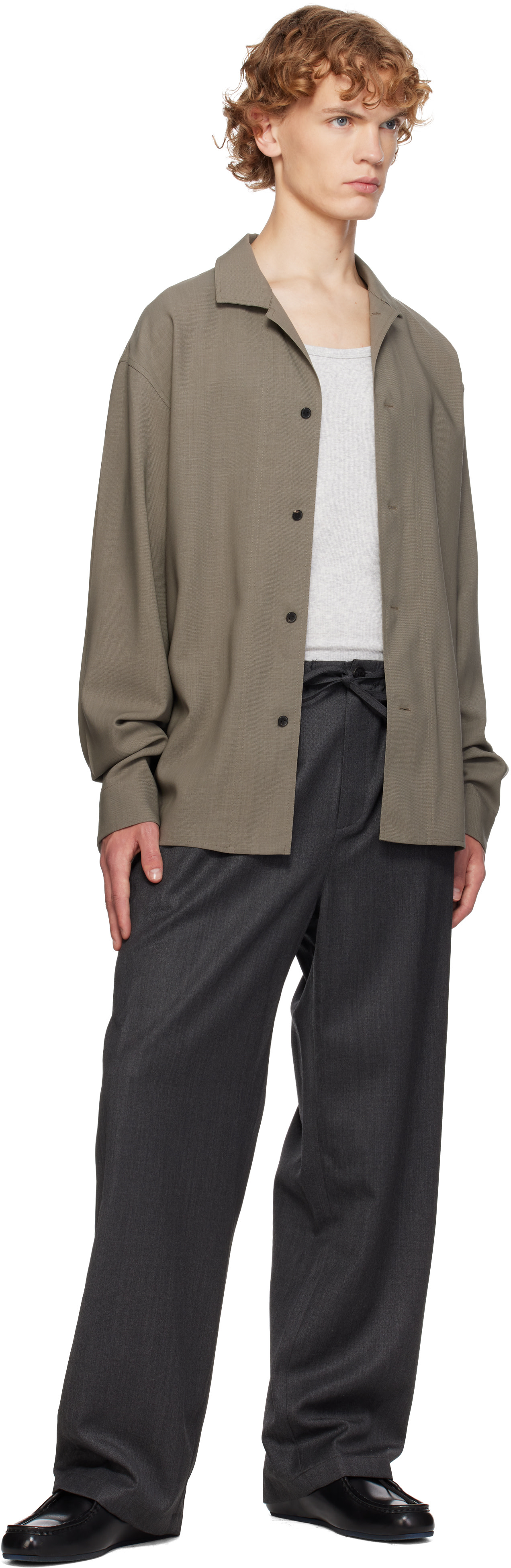 LE17SEPTEMBRE - Gray Elasticized Easy Trousers