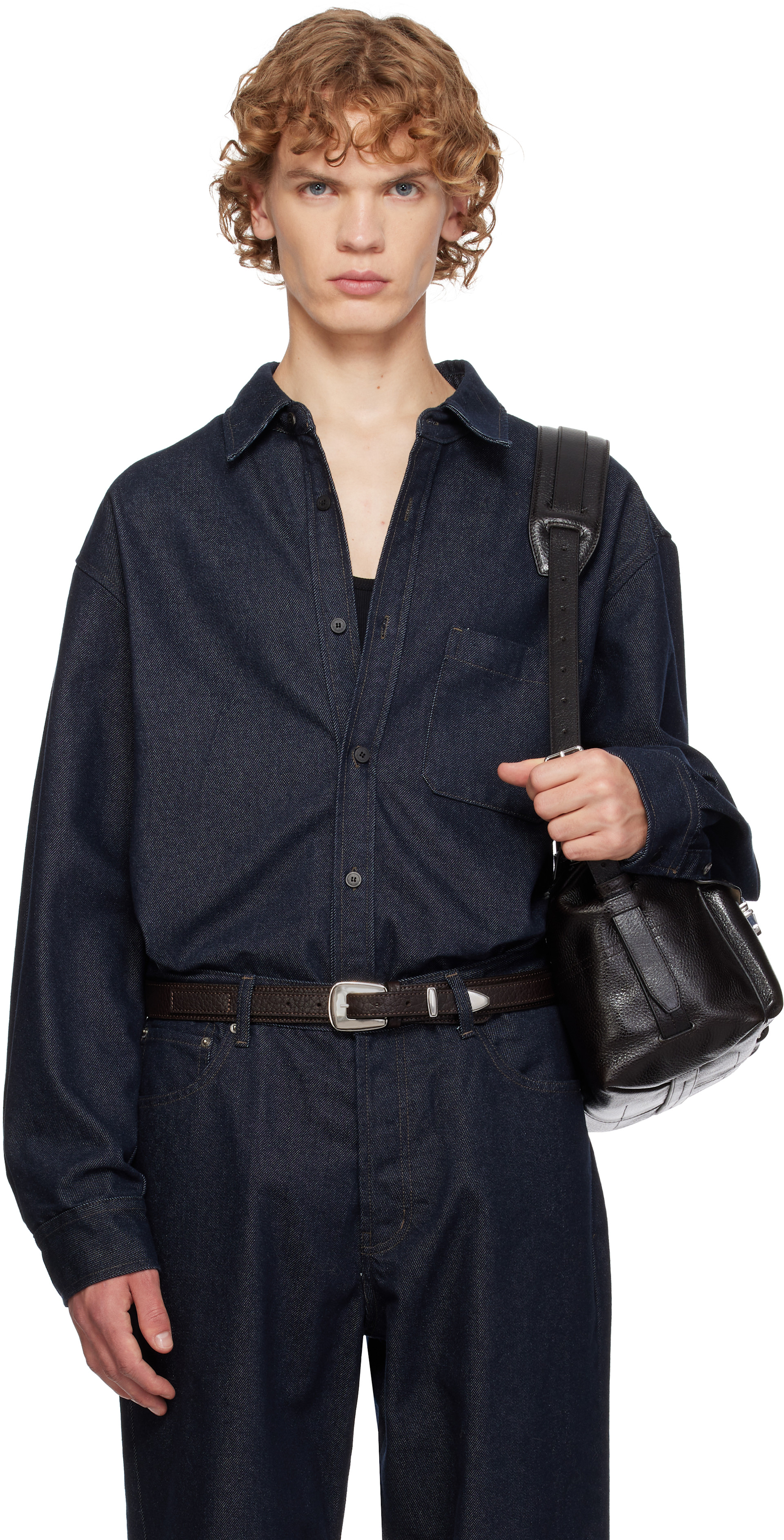 LE17SEPTEMBRE - Blue Denim Overshirt