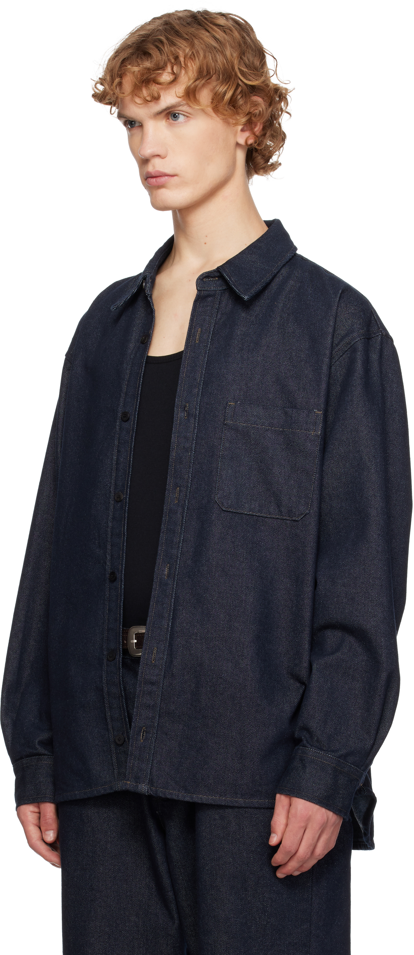 LE17SEPTEMBRE - Blue Denim Overshirt