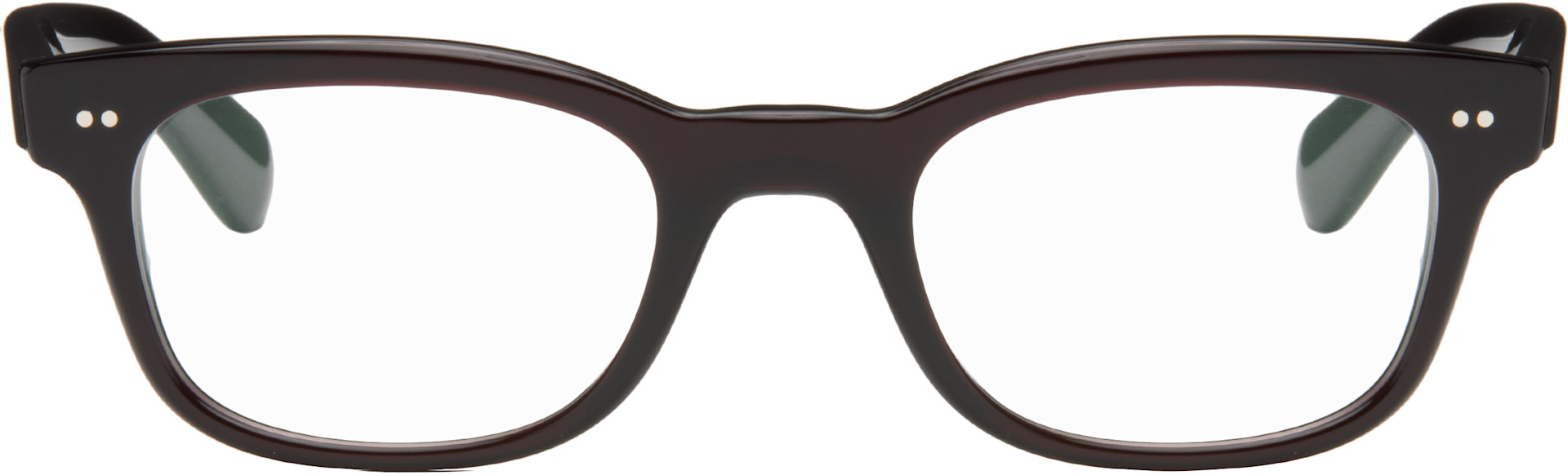 Oliver Peoples - 브라운 티엘로 안경