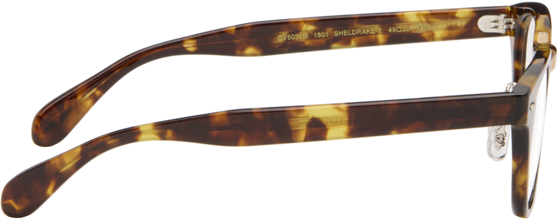 Oliver Peoples - 브라운 쉘드레이크 안경