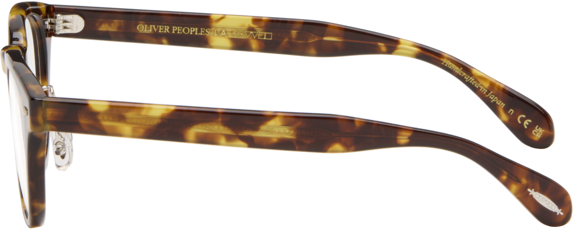 Oliver Peoples: ブラウン Sheldrake メガネ | SSENSE 日本