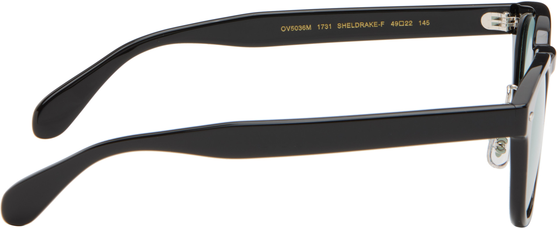 oliverpeoples sheldrake j 47⬜︎22-137 Oliver Peoples: Black Sheldrake-F Glasses | SSENSE Canada