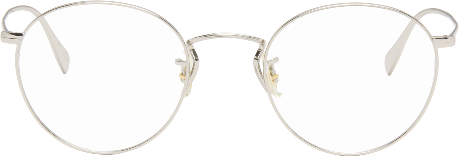 Oliver Peoples - 실버 콜리지 안경