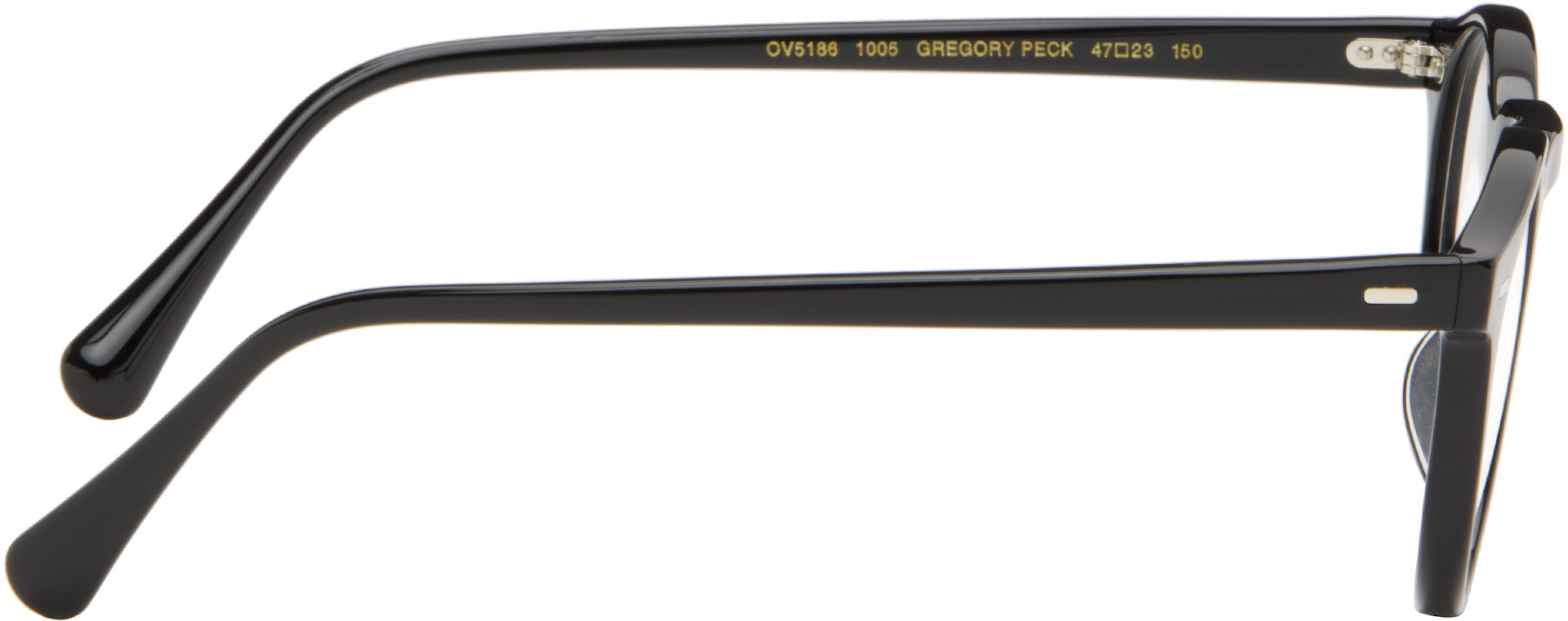 Oliver Peoples - 블랙 그레고리 펙 안경