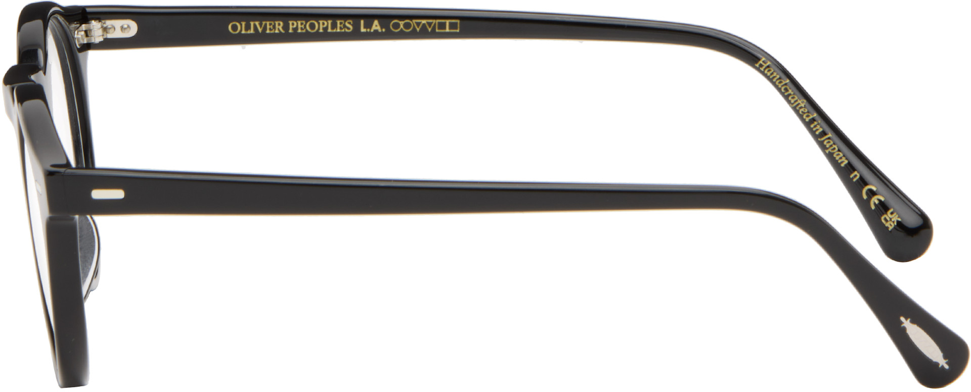 Oliver Peoples - 블랙 그레고리 펙 안경