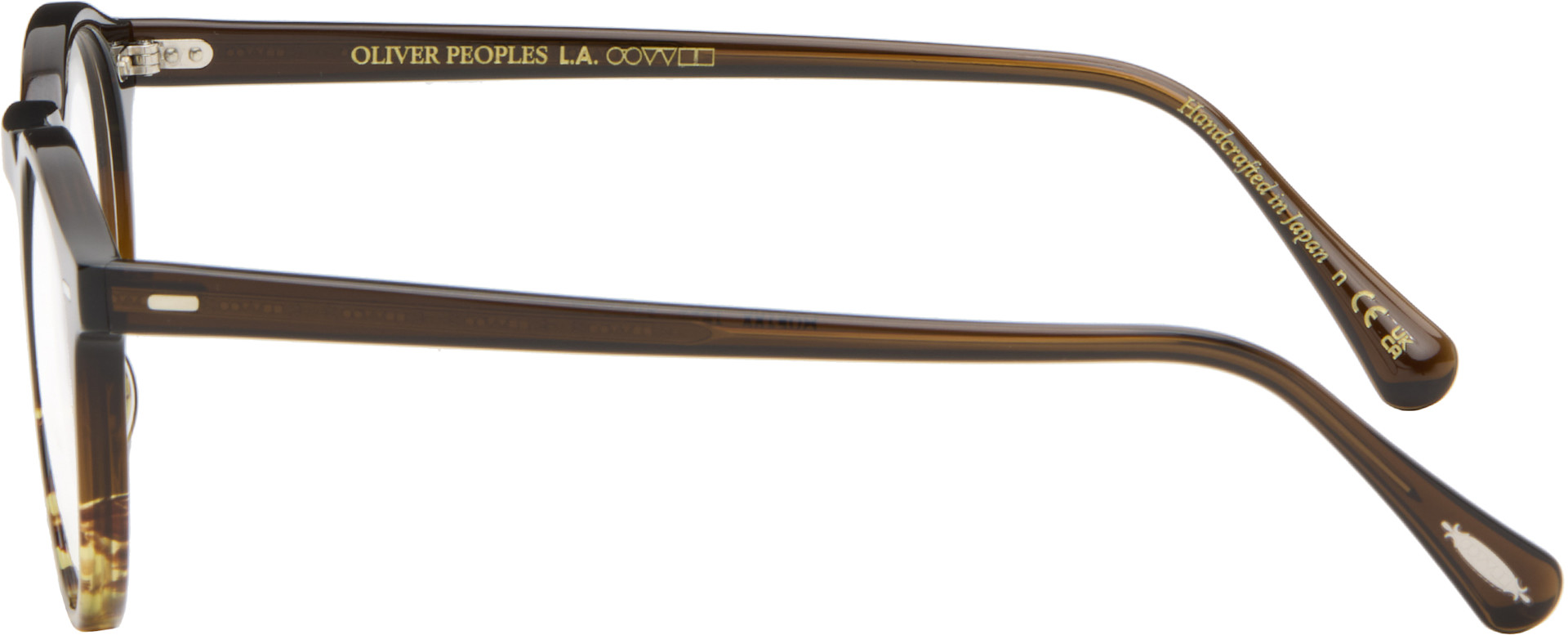 Oliver Peoples - 브라운 그레고리 펙 안경