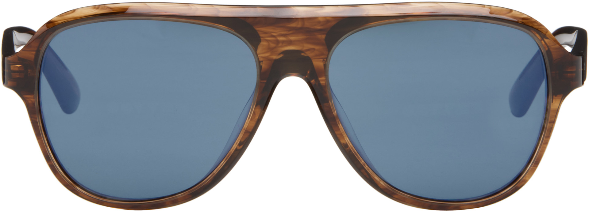 Oliver Peoples: ブラウン Paul Newman サングラス | SSENSE 日本